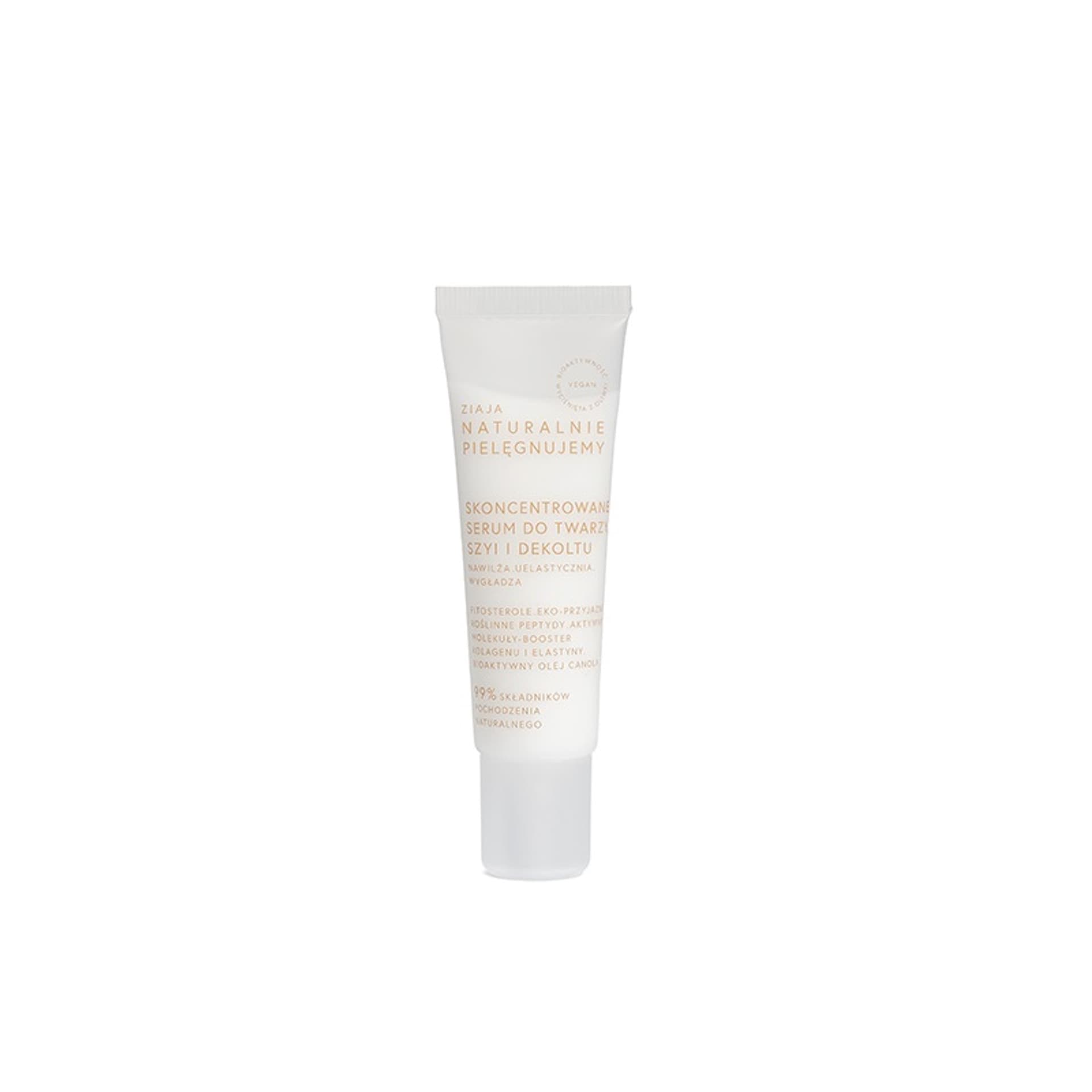 

Ziaja Naturalnie Pielęgnujemy skoncentrowane serum do twarzy szyi i dekoltu 30ml