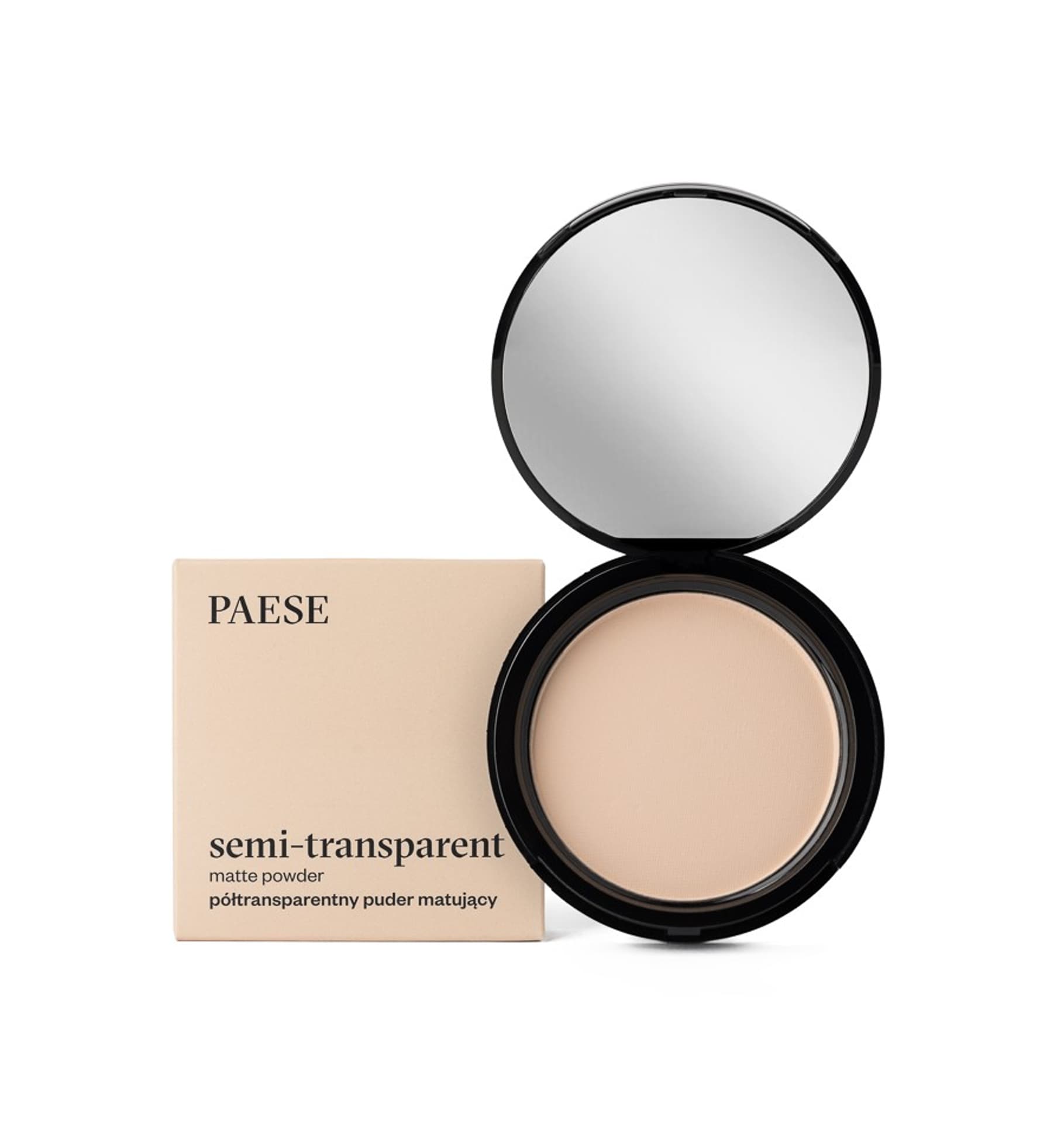 

Paese Semi-Transparent Matte Powder półtransparentny puder matujący 1A Ciepły Beż 9g