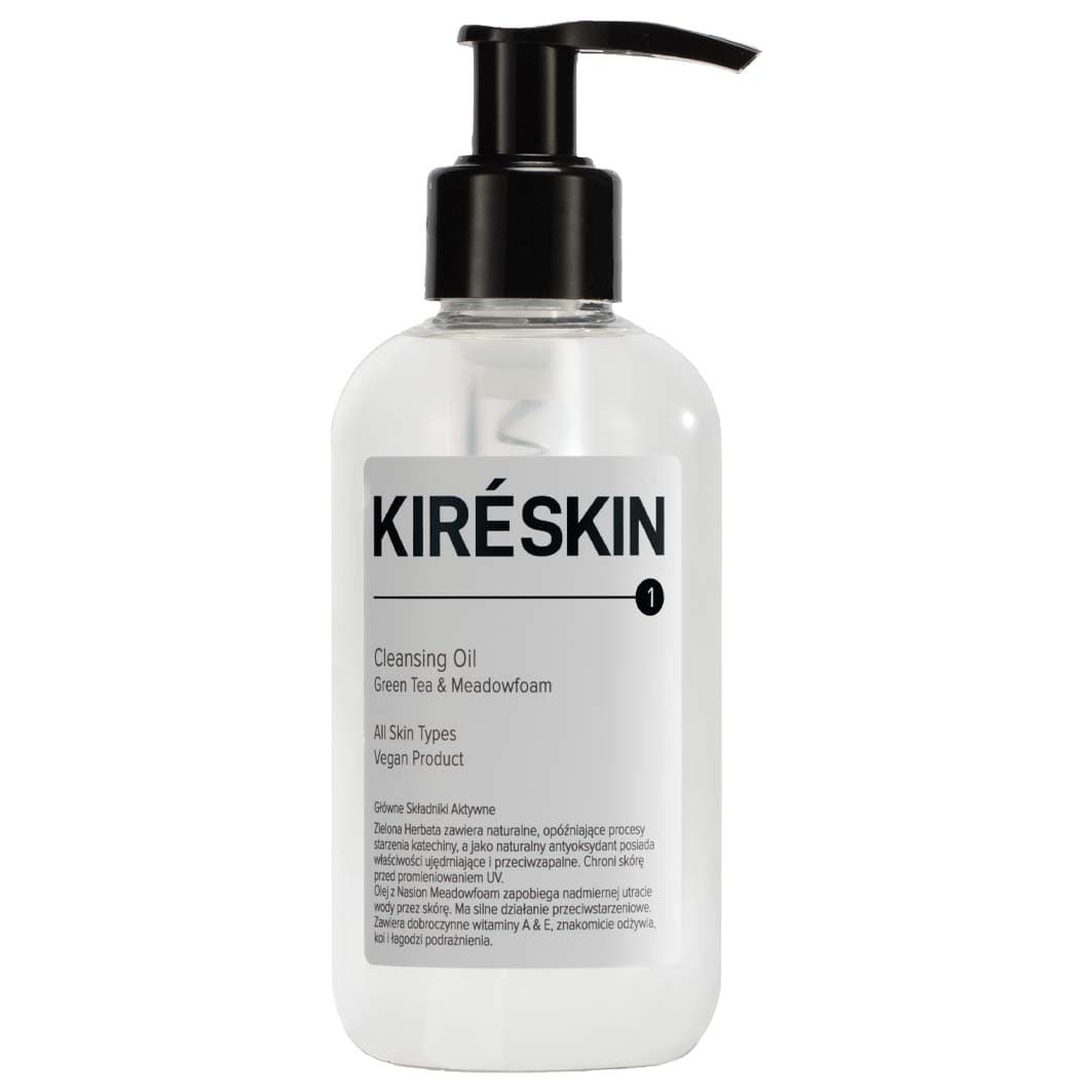 

Kire Skin Cleansing Oil olejek oczyszczający Zielona Herbata Meadowfoam 200ml