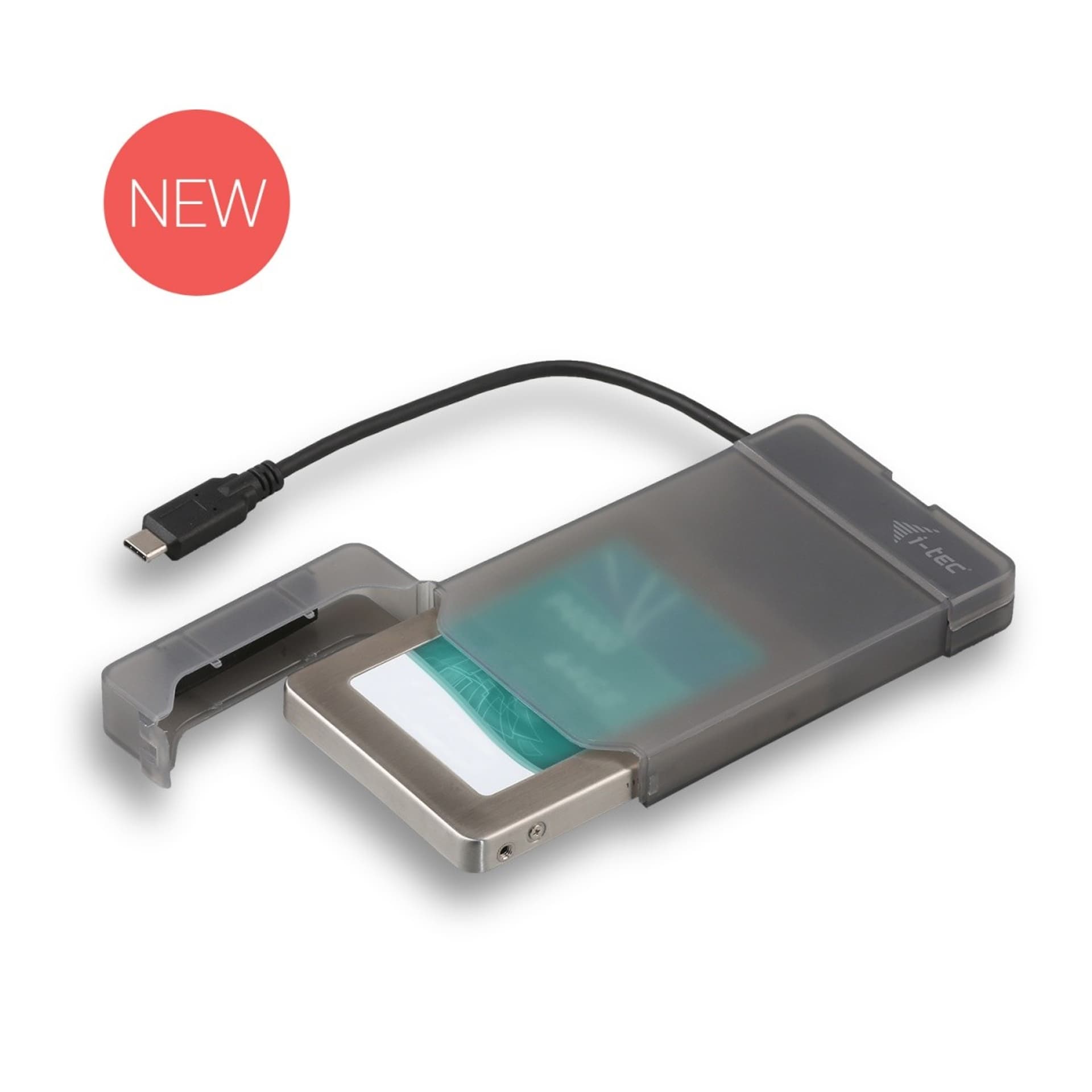

MySafe USB-C 3.1 Gen. 2 Easy zewnętrzna obudowa na dysk 2,5" 9,5mm SATA I/II/III HDD