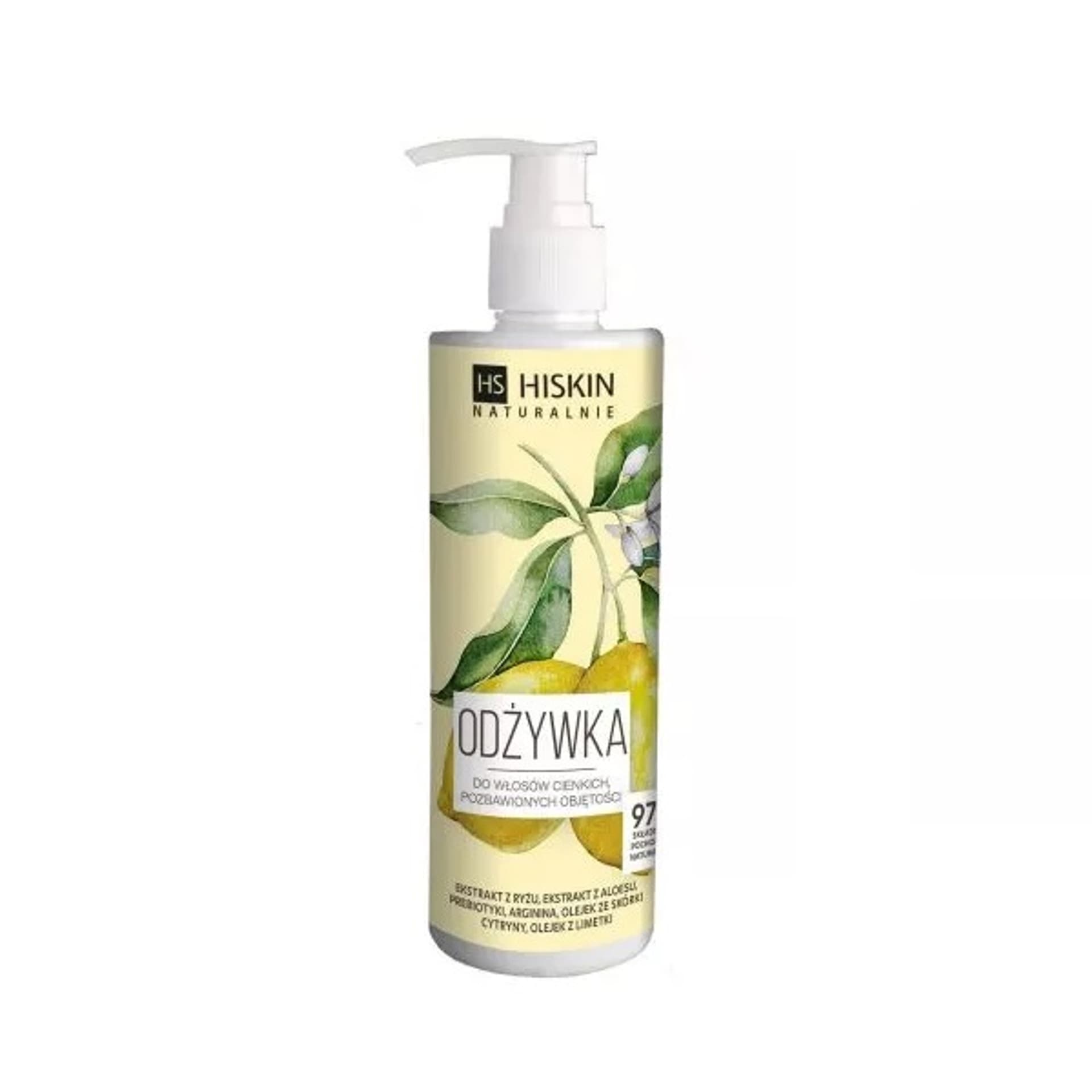 

HiSkin Naturalnie odżywka do włosów cienkich i pozbawionych objętości 300ml
