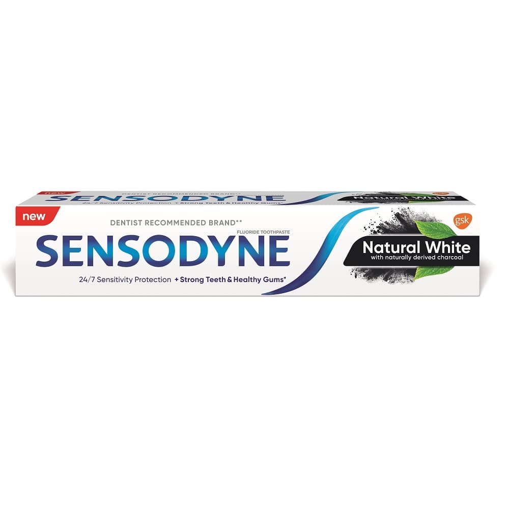 

Sensodyne Natural White wybielająca pasta do zębów z węglem aktywnym 75ml