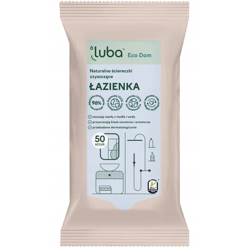 

Luba Eco Dom naturalne ściereczki czyszczące Łazienka 50szt