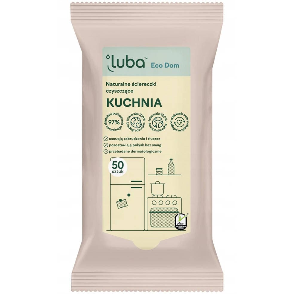 

Luba Eco Dom naturalne ściereczki czyszczące Kuchnia 50szt