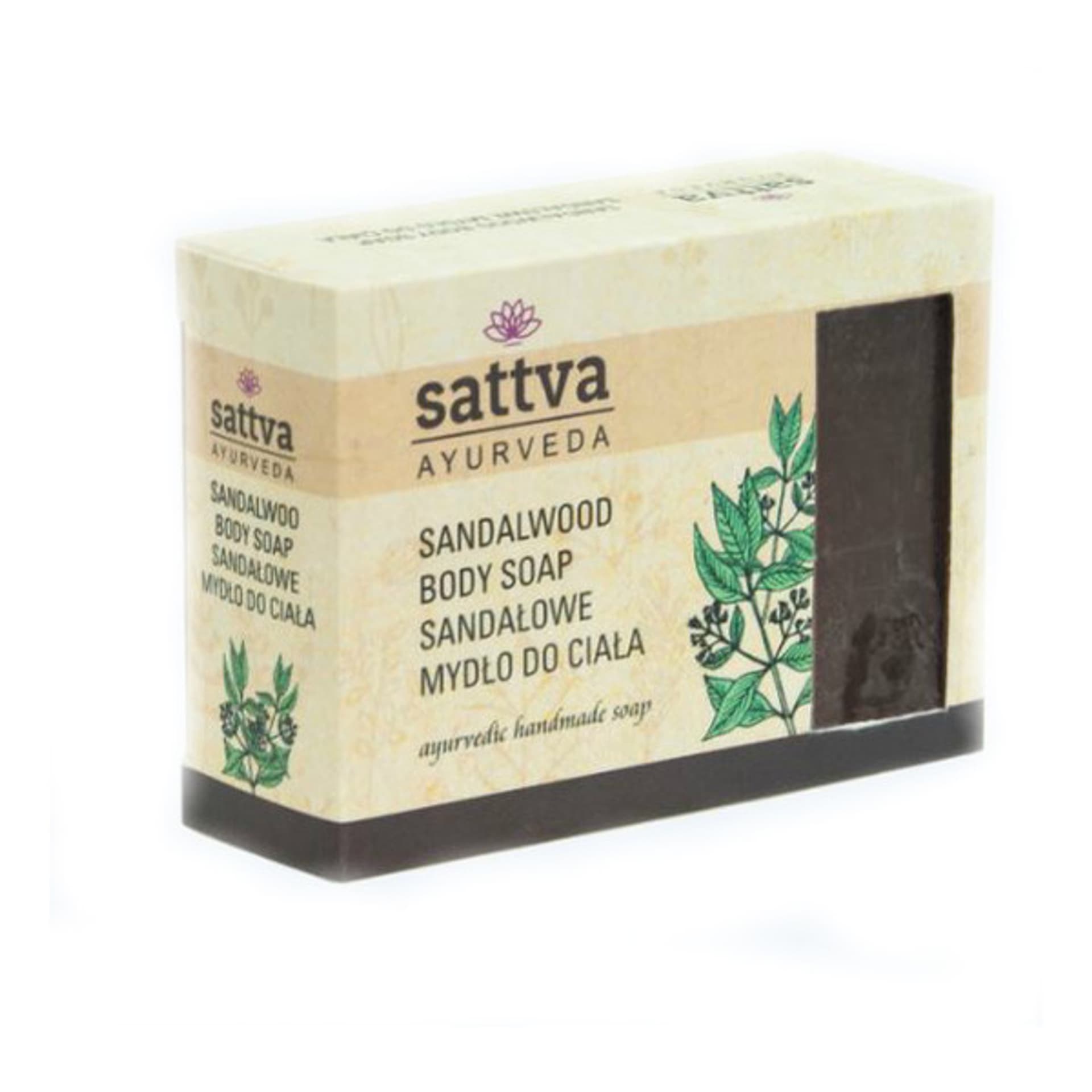 

Sattva Body Soap indyjskie mydło glicerynowe Sandalwood 125g