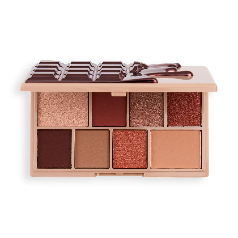 

Makeup RevolutionChocolate Mini Paletka cieni do powiek (8) Hazelnut Cream 1szt, 8) hazelnut cream 1sz
