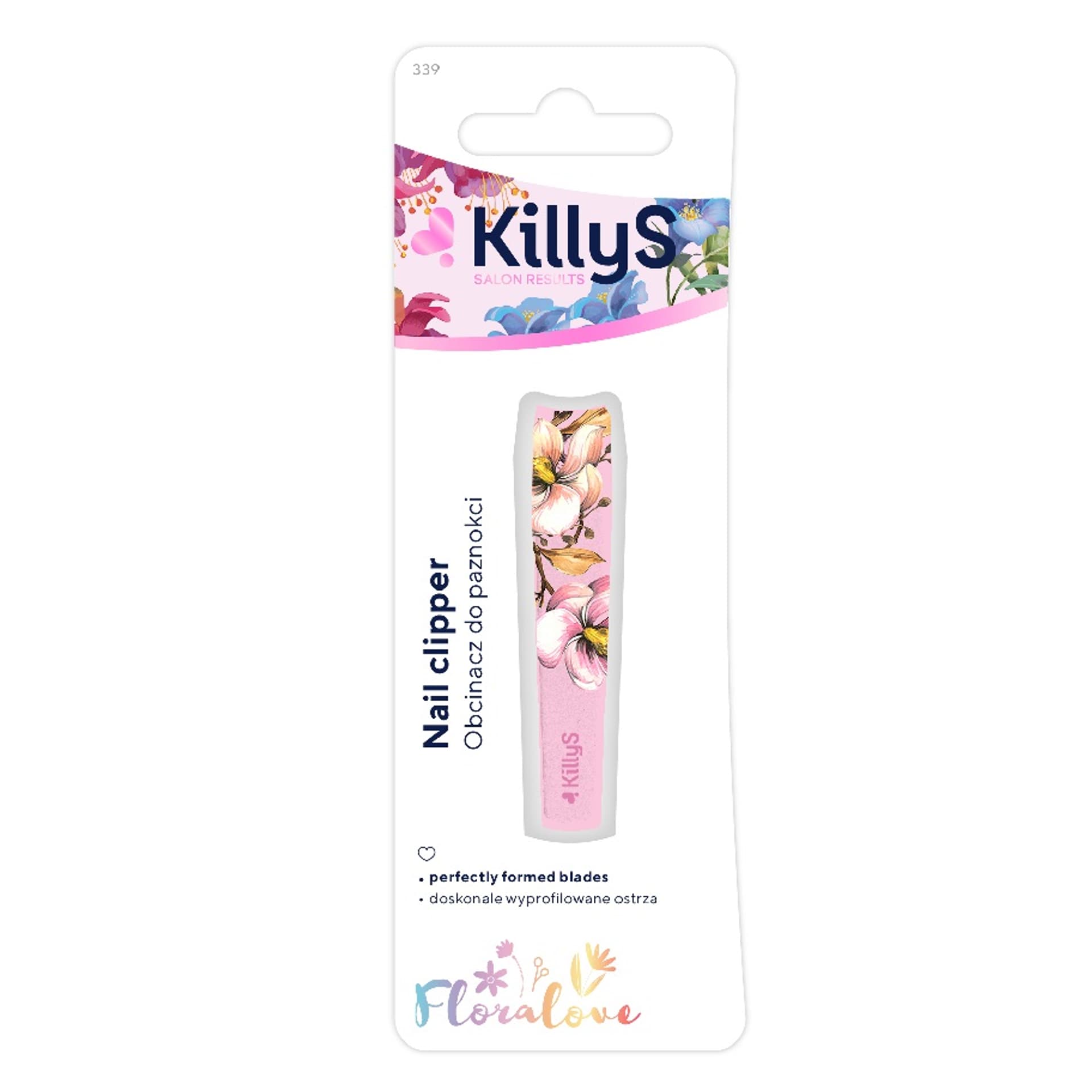 

KILLYS Floralove Nail Clipper obcinacz do paznokci Kwiatowy