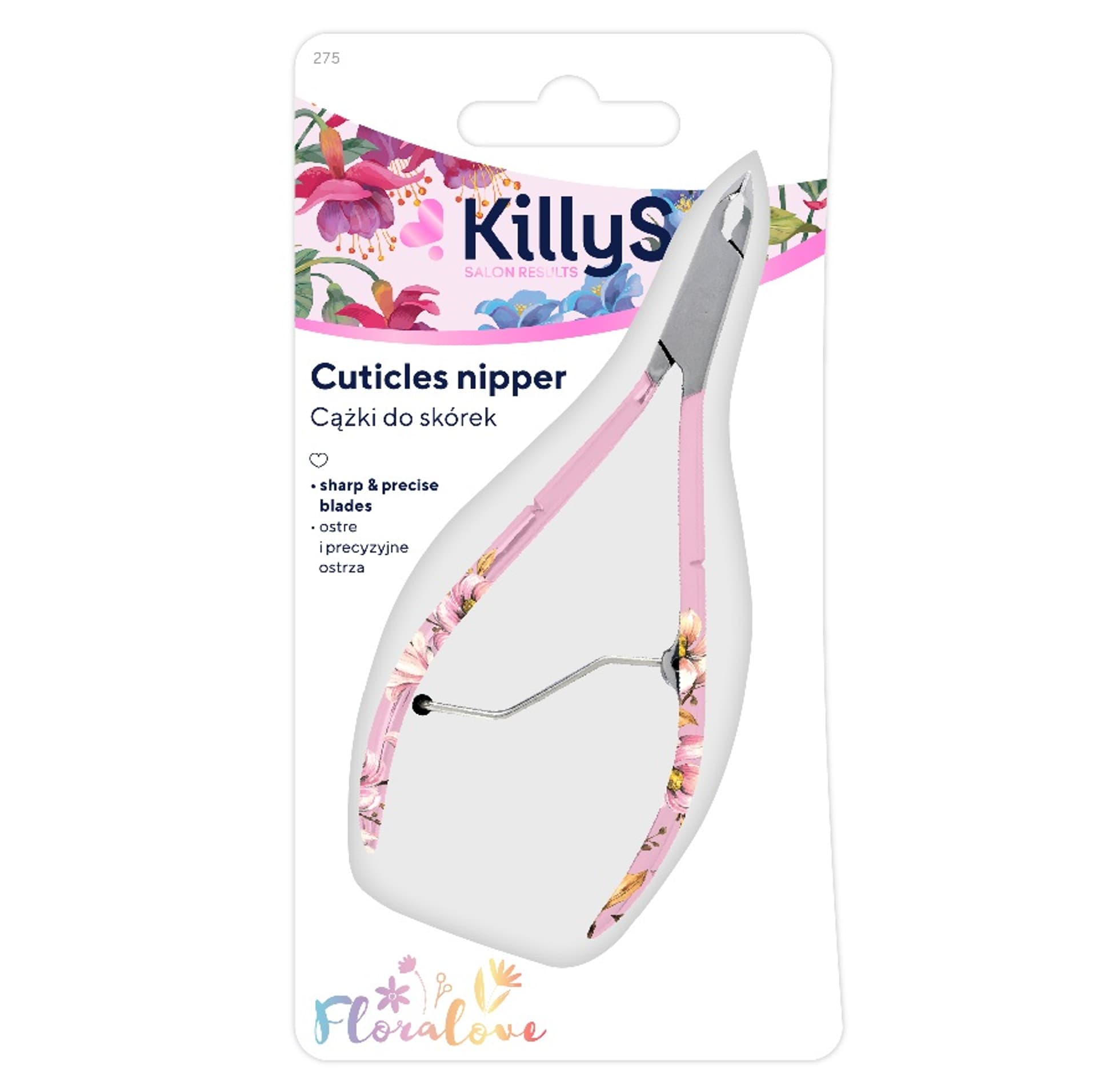 

KILLYS Floralove Cuticles Nipper cążki do paznokci Kwiatowe