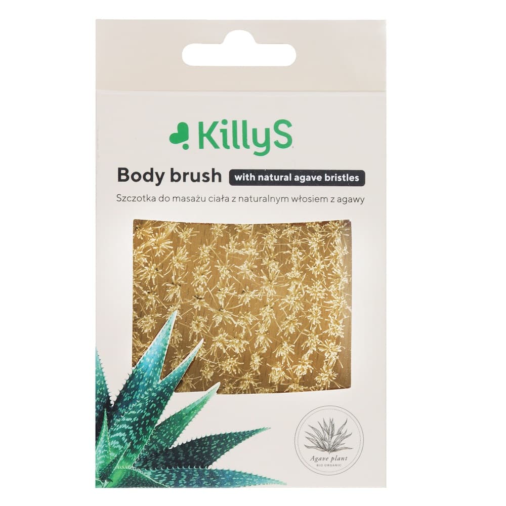 

KILLYS Body Brush szczotka do ciała z naturalnym włosiem z agawy