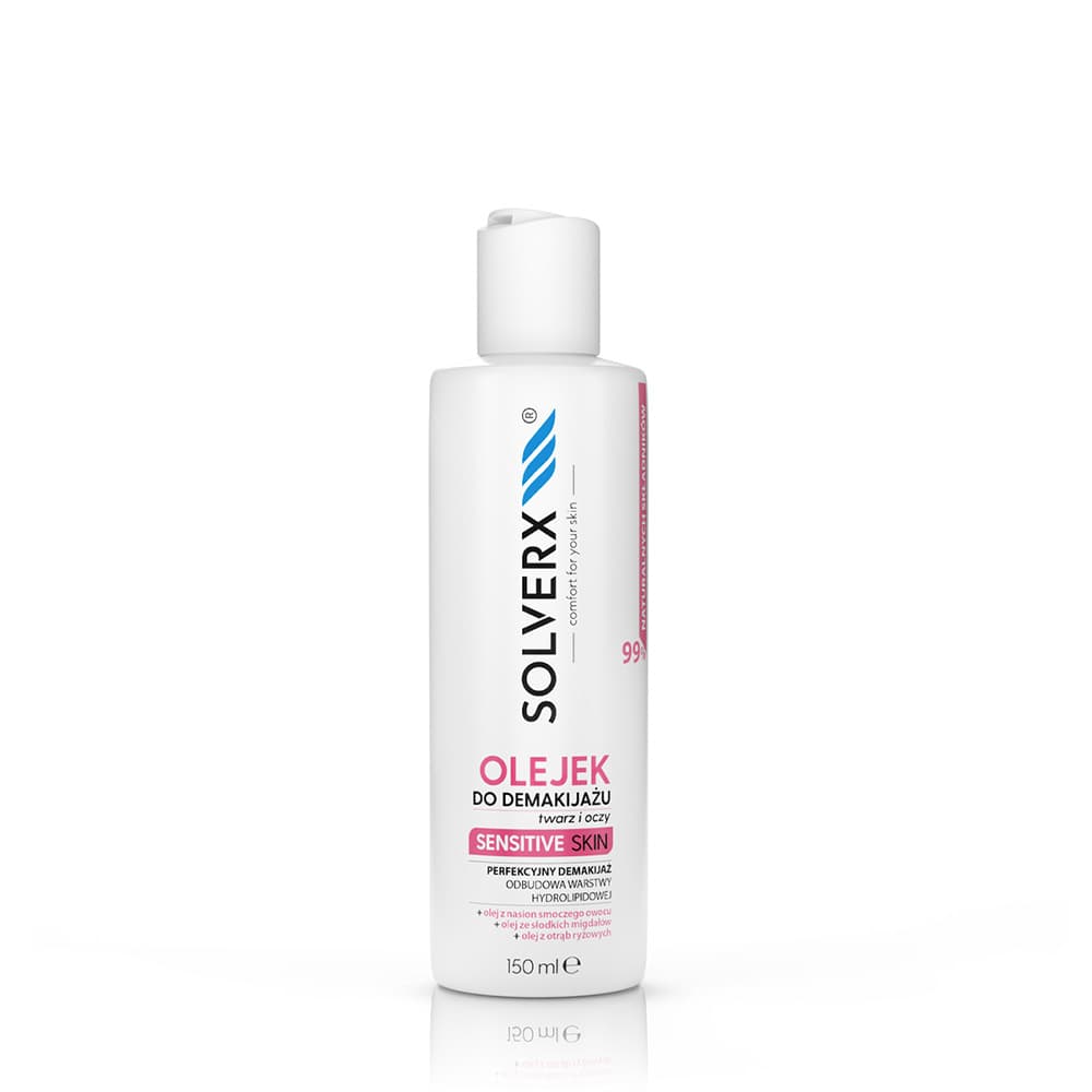 

SOLVERX Sensitive Skin Olejek do demakijażu twarzy i oczu do cery wrażliwej 150ml