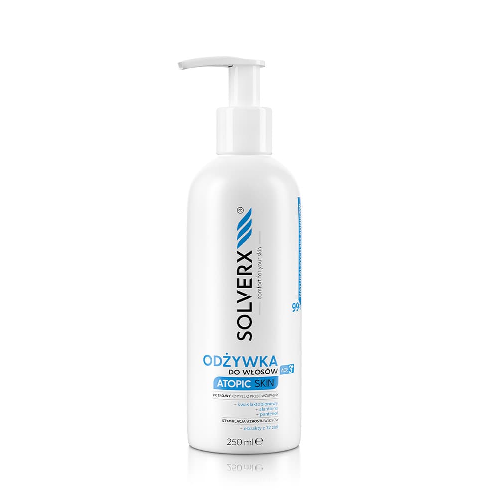 

SOLVERX Atopic Skin Odżywka do włosów słabych i wypadających i atopowej skóry głowy 250ml
