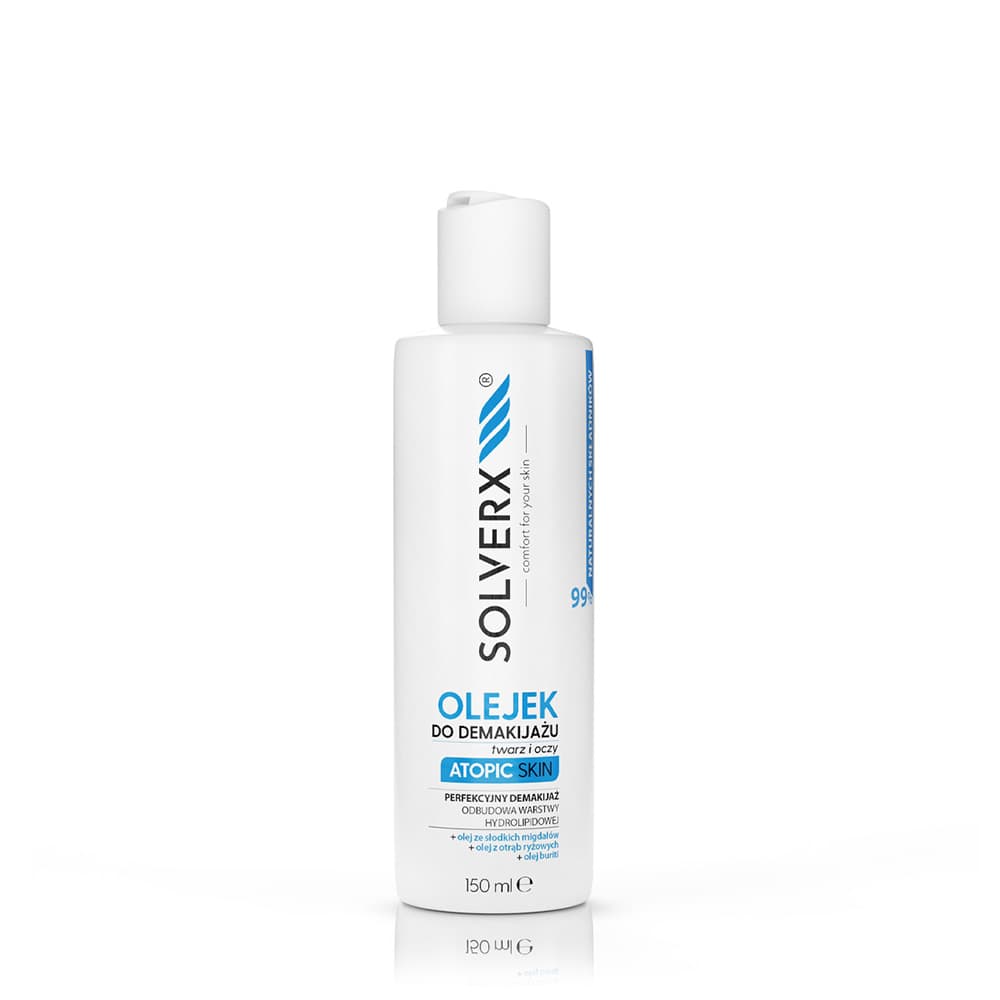 

SOLVERX Atopic Skin Olejek do demakijażu twarzy i oczu do cery atopowej 150ml