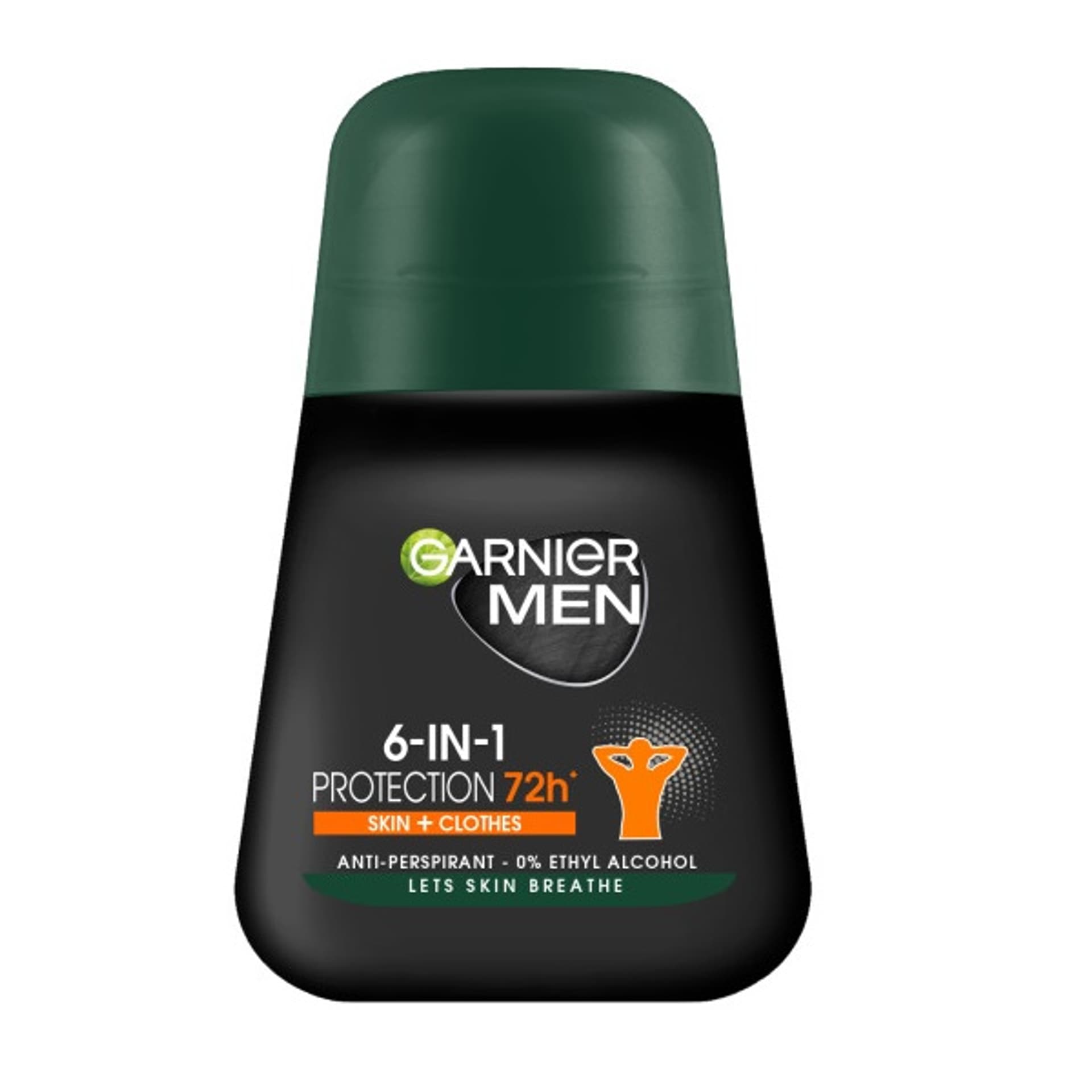 

Garnier Men Dezodorant roll-on 6in1 Protection 72h - Skin+Clothes 50ml
