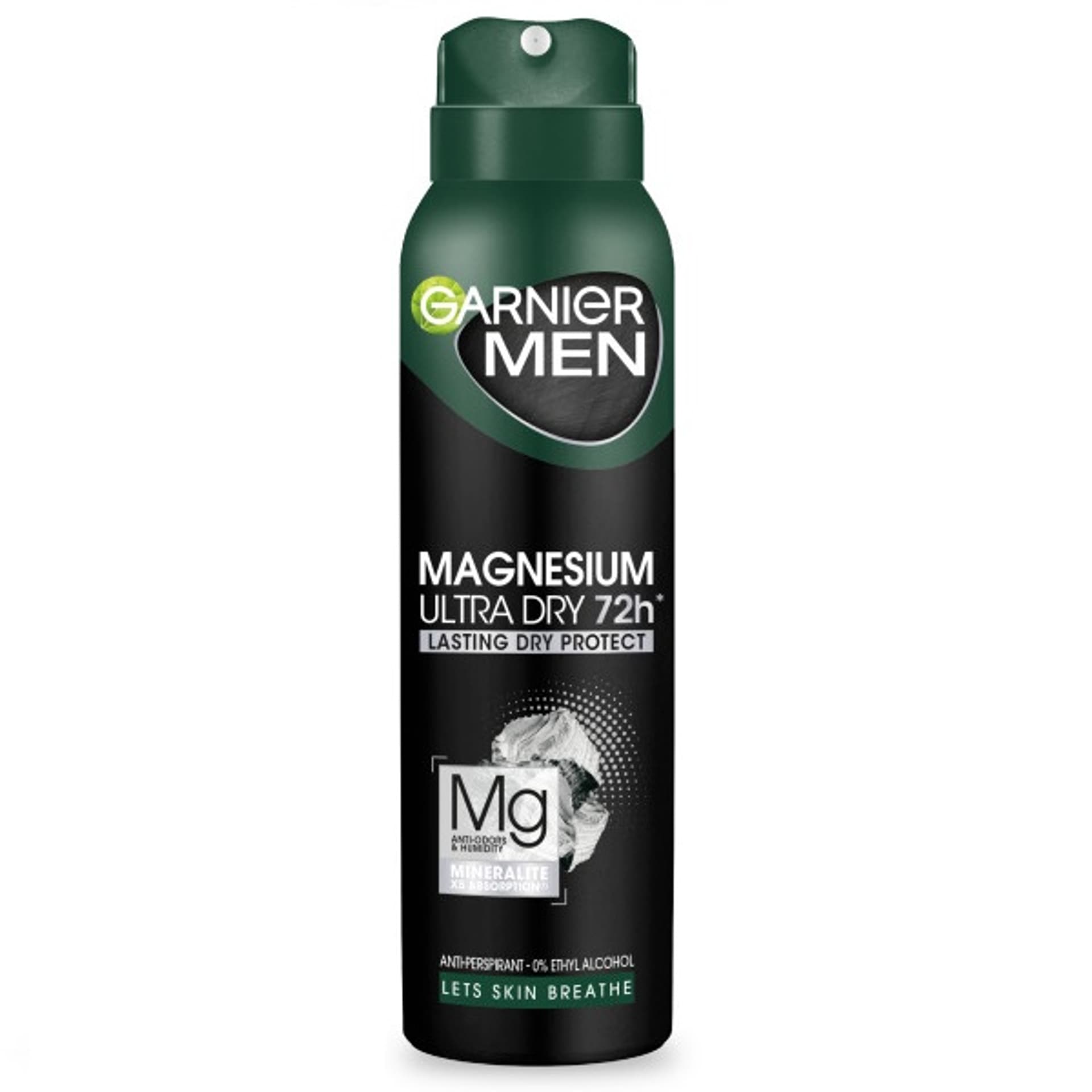 

Garnier Men Dezodorant spray Magnesium Ultra Dry 72h - Lasting Dry Protect 150ml