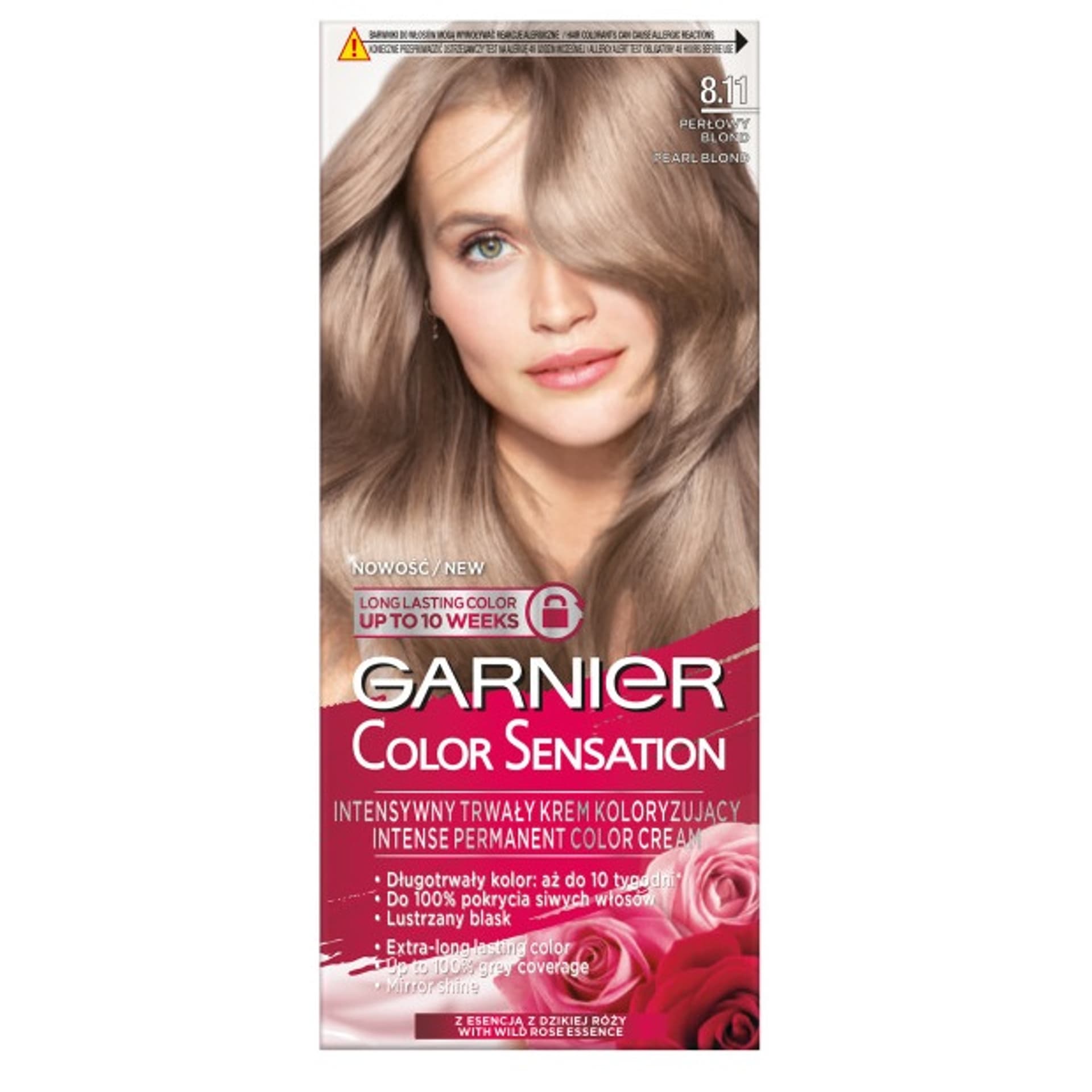 

Garnier Color Sensation Krem koloryzujący 8.11 Perłowy Blond 1op.