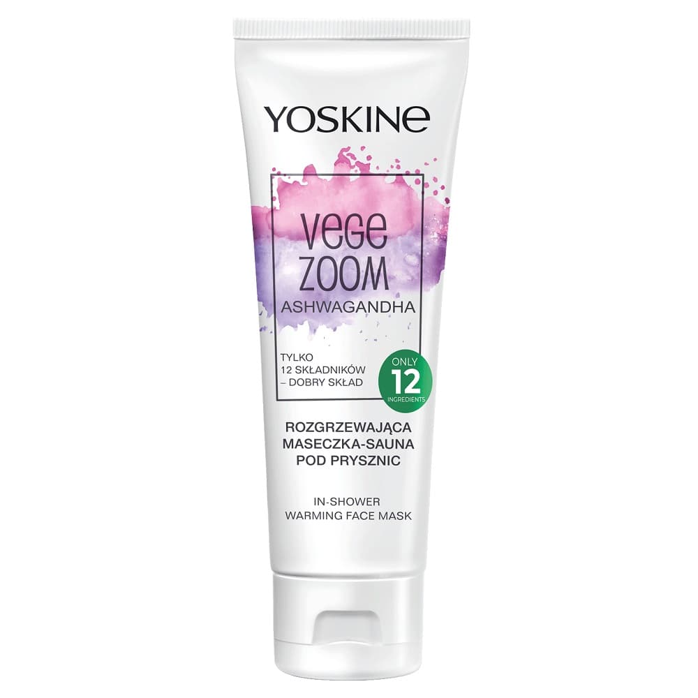 

Yoskine Vege Zoom Glow - Rozgrzewająca Maseczka-Sauna pod prysznic - Ashwagandha 75ml