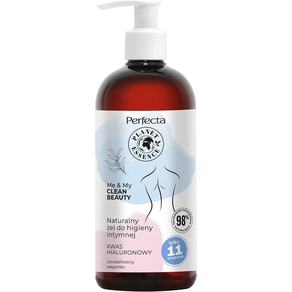 

Perfecta Planet Essence Me&My Clean Beauty Naturalny Żel do higieny intymnej z Kwasem Hialuronowym 400ml