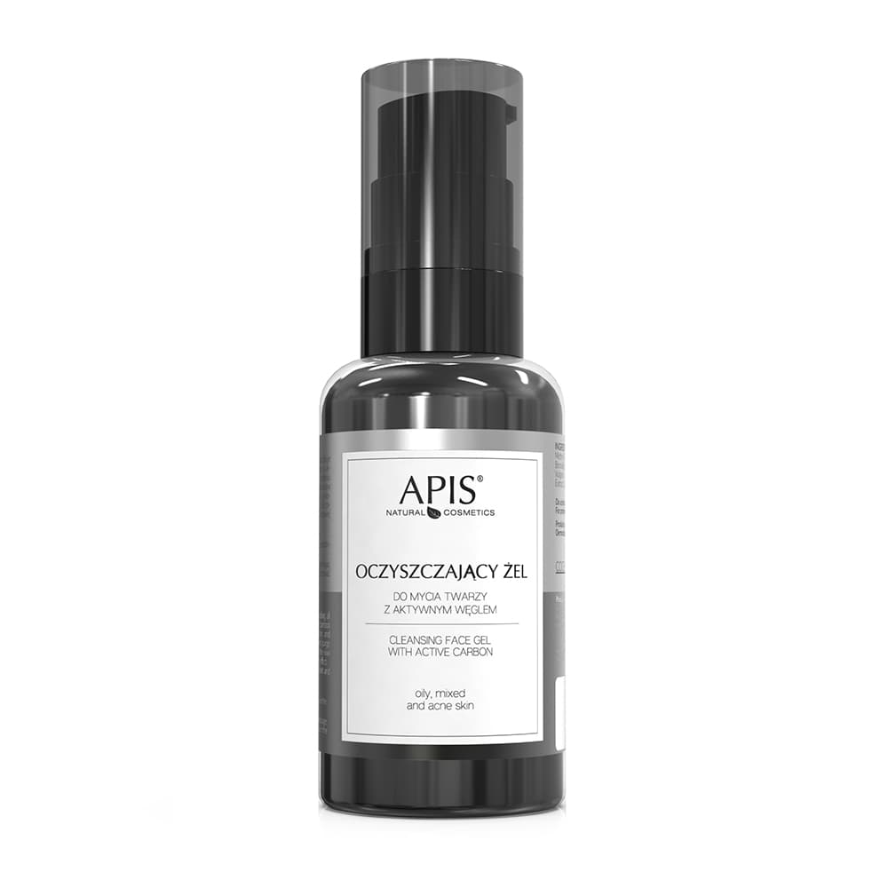 

Apis oczyszczający żel do mycia twarzy z aktywnym węglem 50 ml