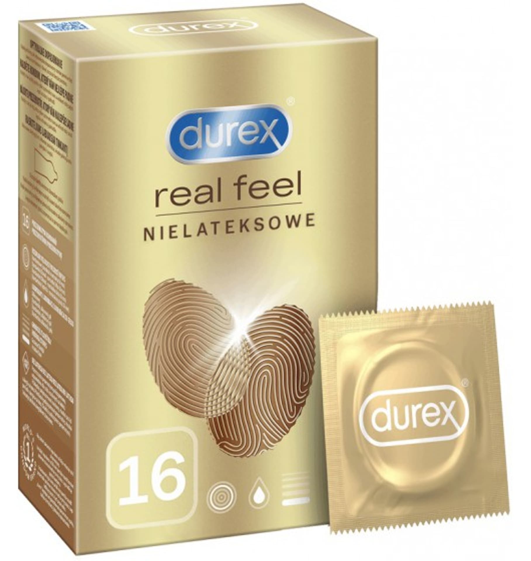 

Durex Durex prezerwatywy bez lateksu Real Feel 16 szt bezlateksowe