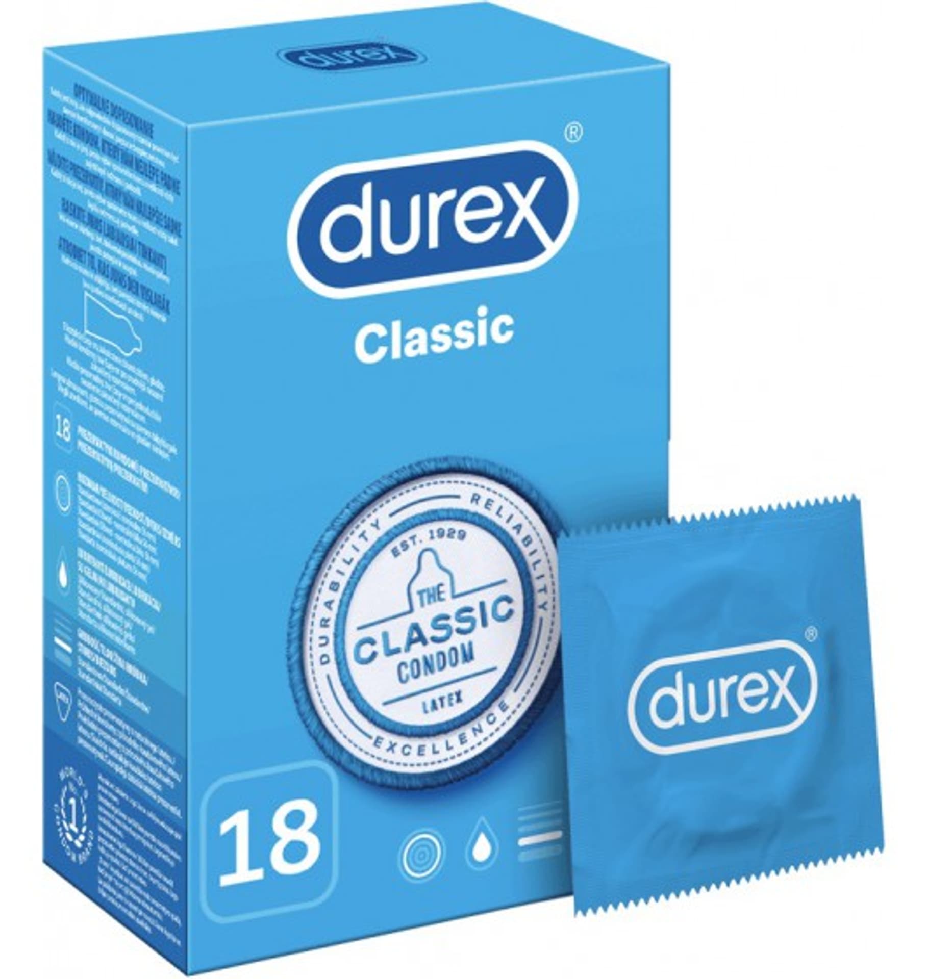 

Durex Durex prezerwatywy Classic klasyczne 18 szt