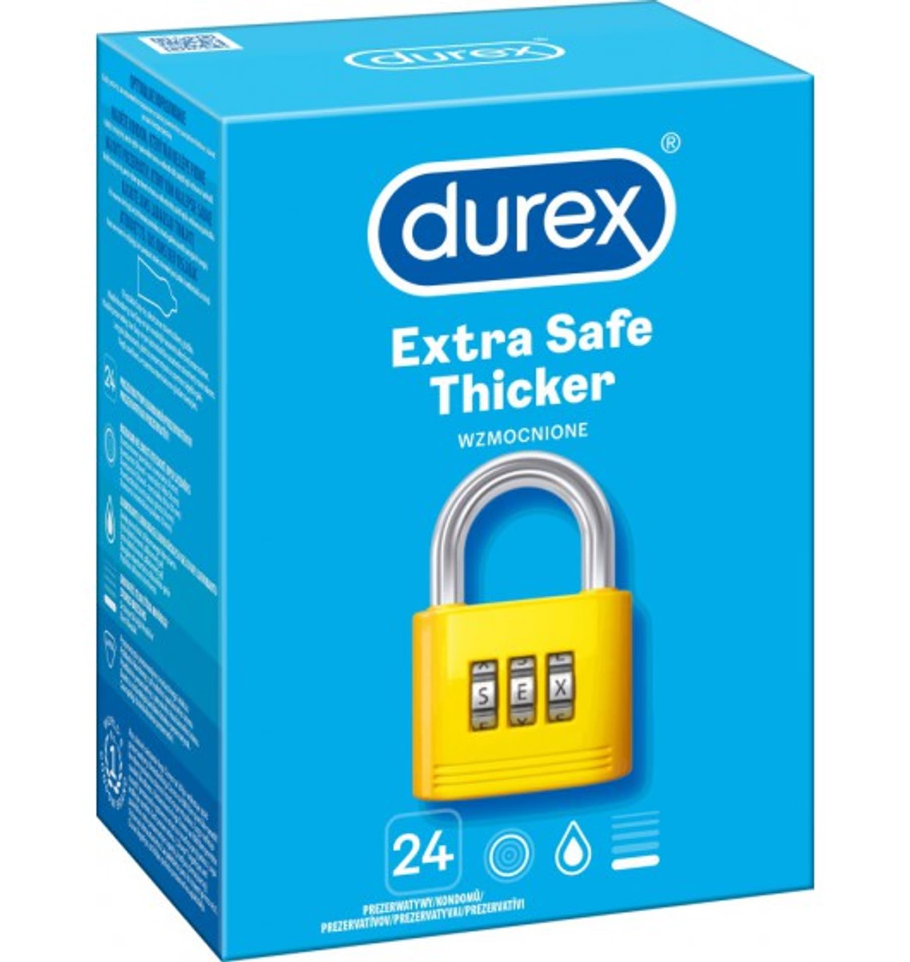 

Durex Extra Safe Thicker prezerwatywy wzmocnione 24 szt