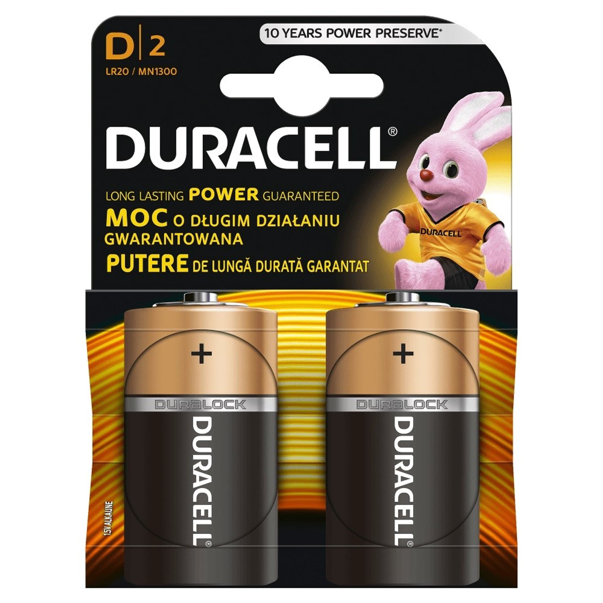 

Zestaw baterii alkaliczne Duracell (x 2)