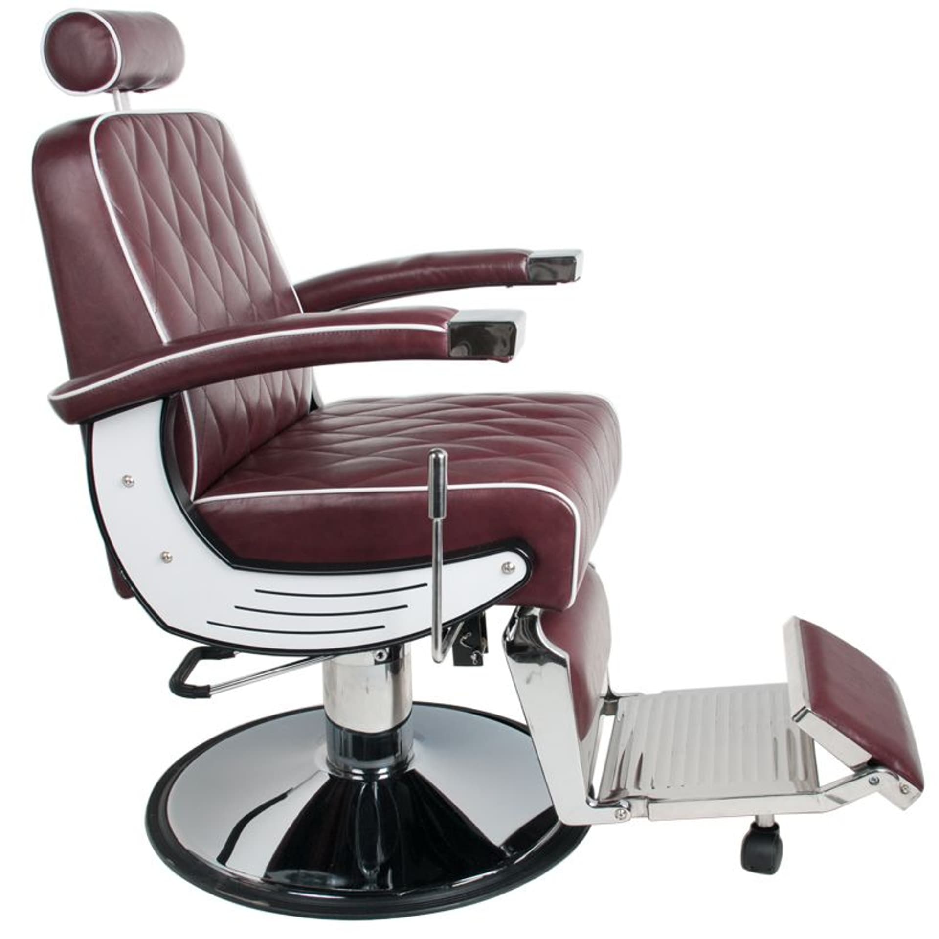 

Gabbiano fotel barberski Imperial bordowy