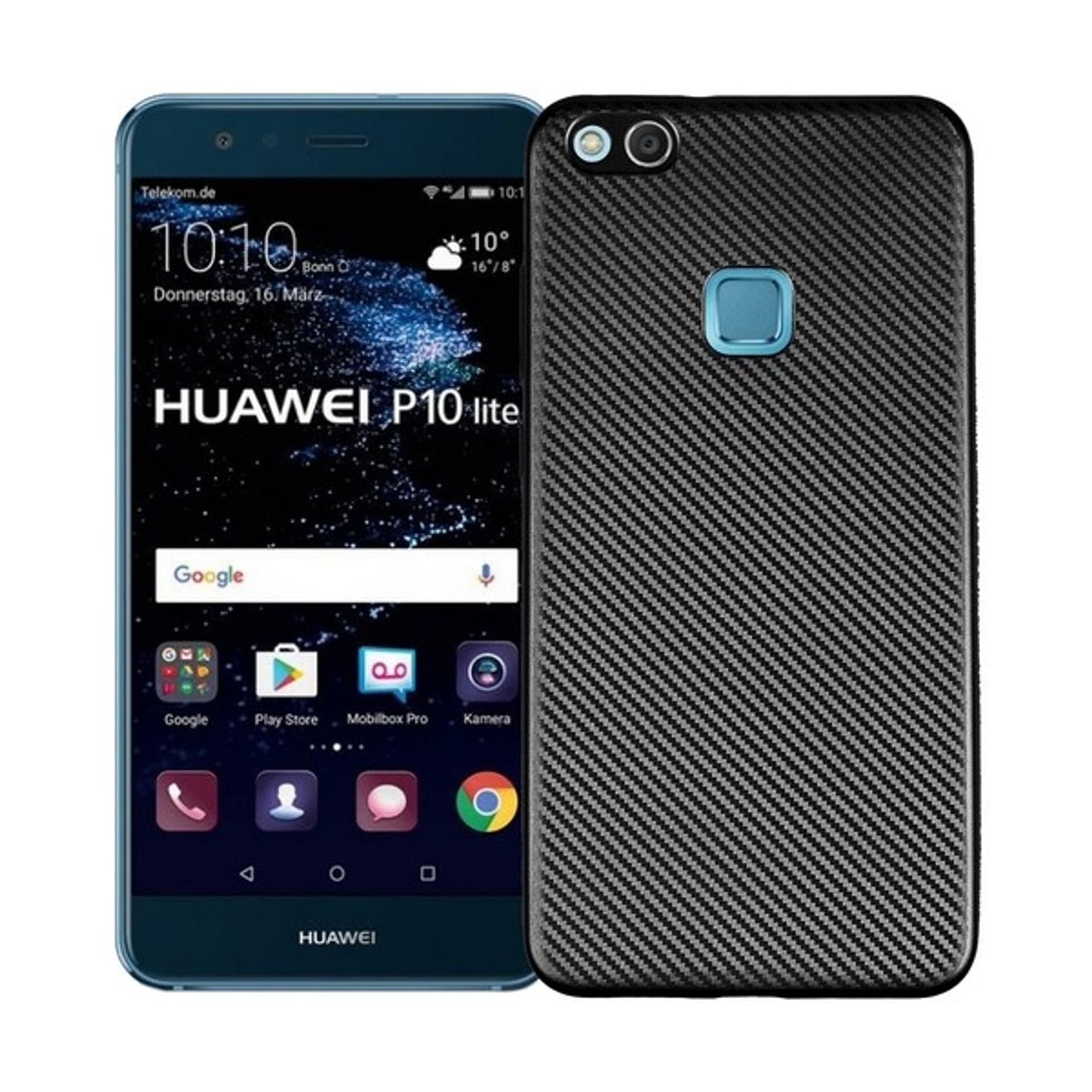 

Etui Carbon Fiber Huawei P10 lite czarny /black