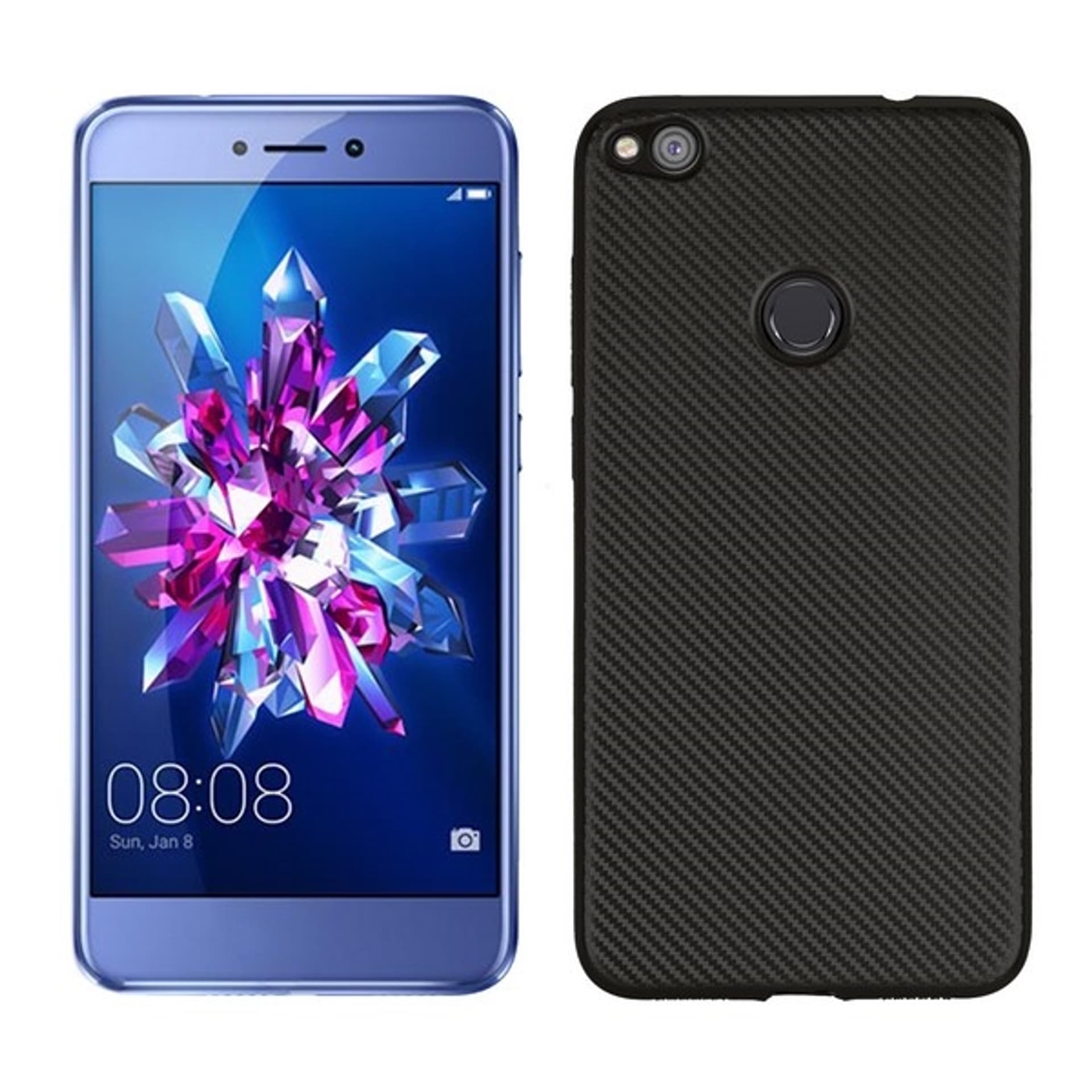 

Etui Carbon Fiber Huawei P8 lite 2017 czarny/black