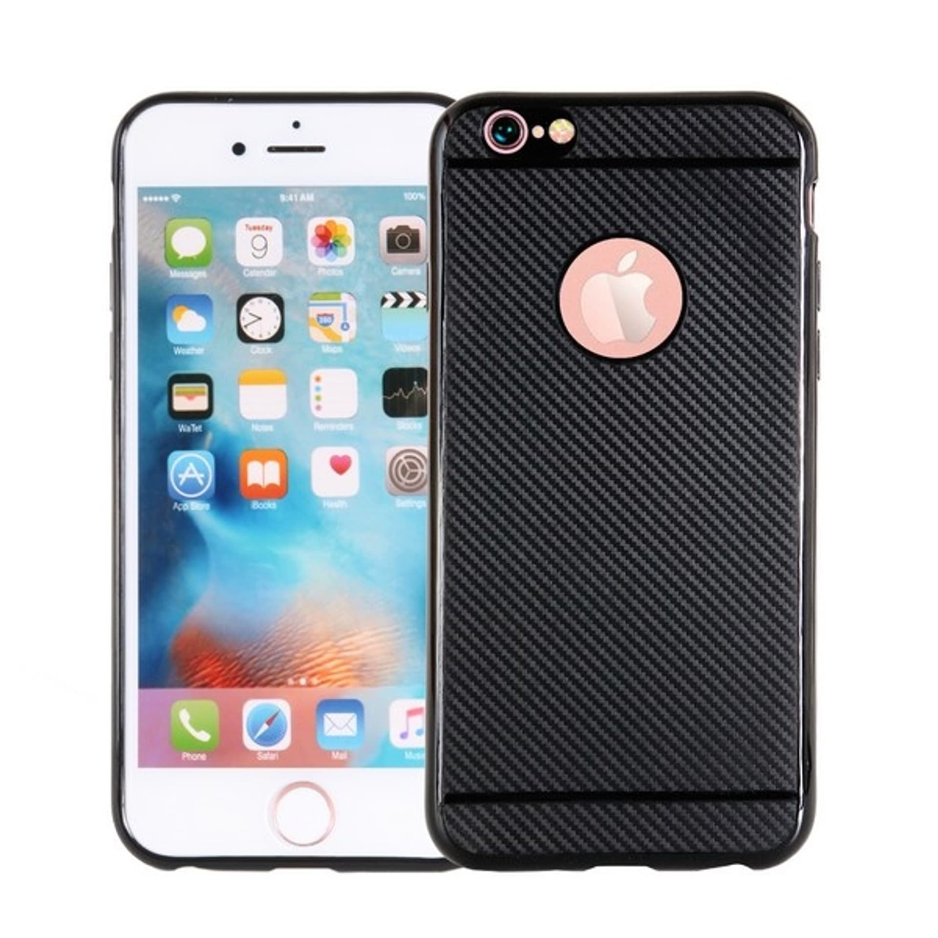 

Etui Carbon Fiber iPhone 7 czarny/black