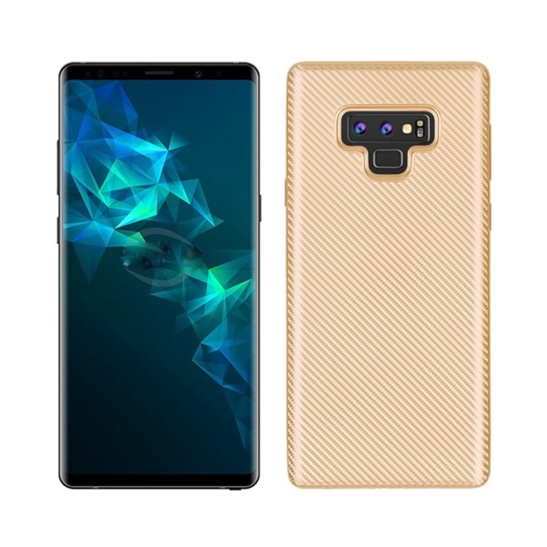 

Etui Carbon Fiber Samsung Note 9 N960 złoty/gold