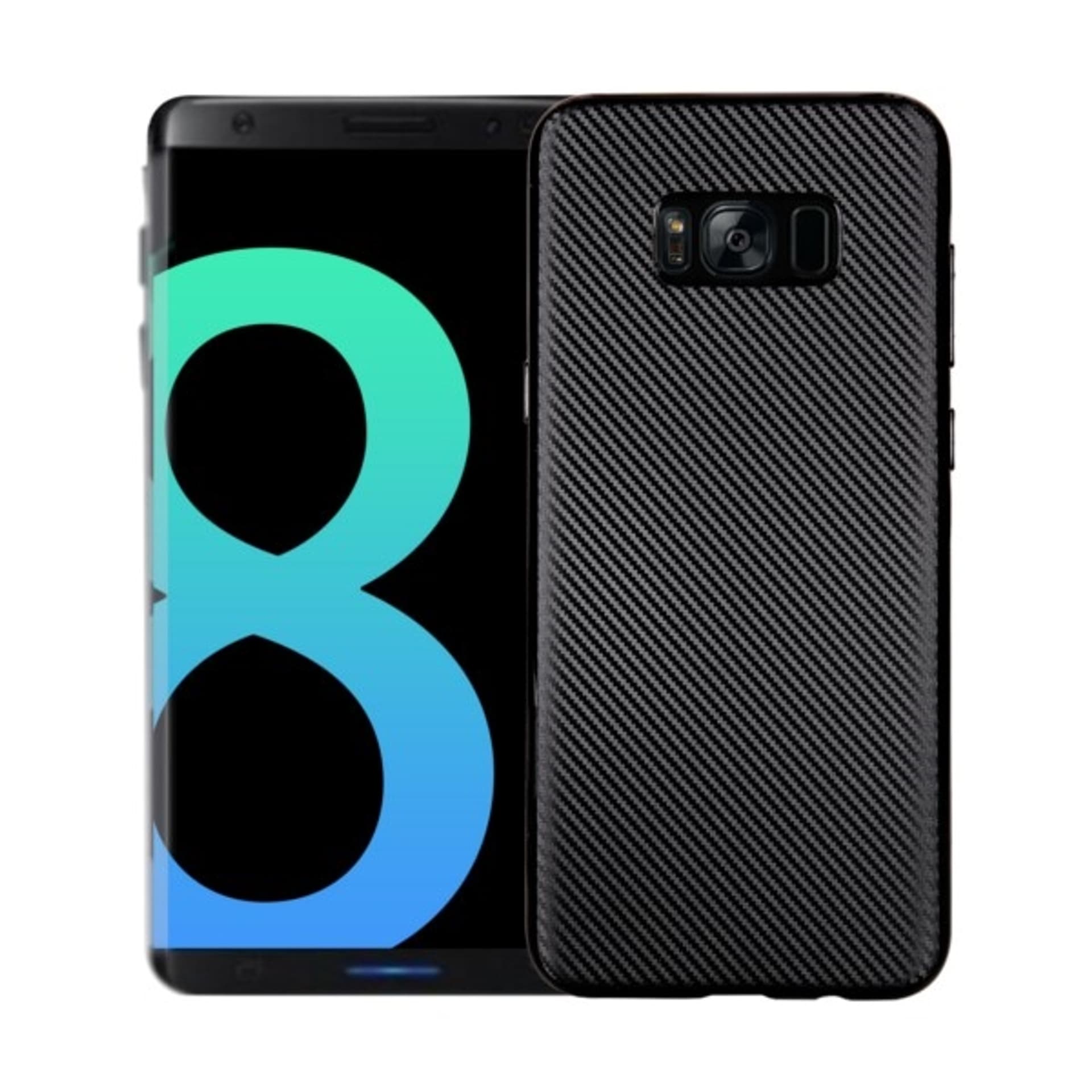 

Etui Carbon Fiber Samsung S8 Plus G955 czarny/black