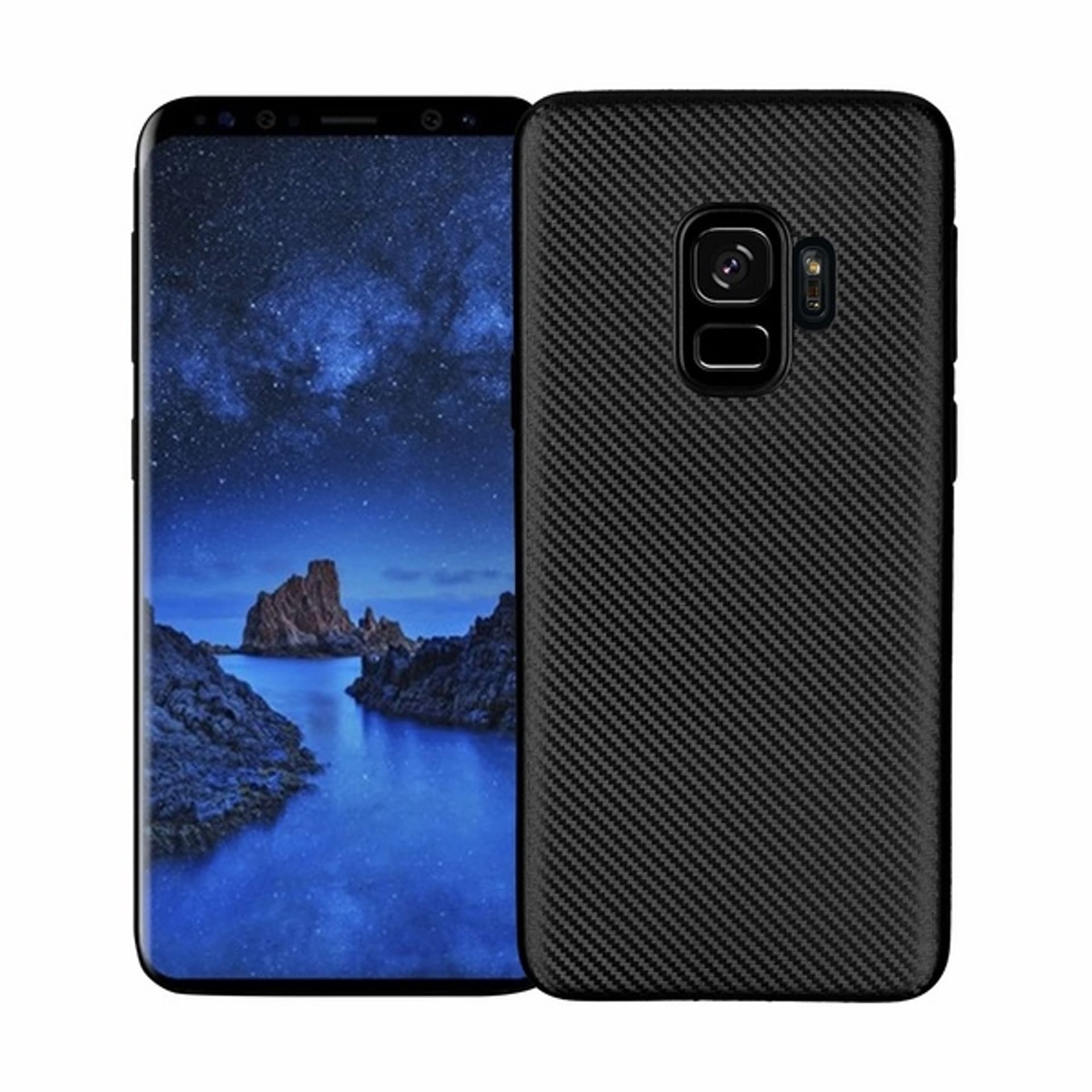 

Etui Carbon Fiber Samsung S9 G960 czarny /black