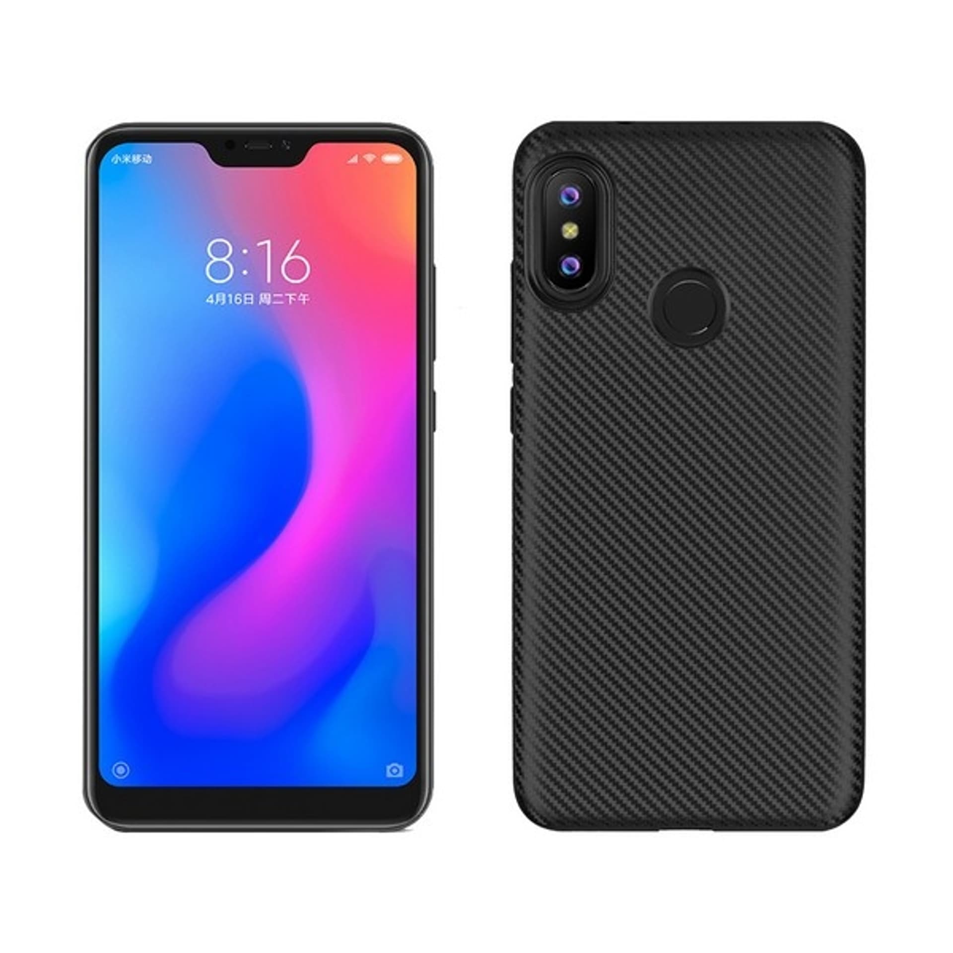 

Etui Carbon Fiber Xiaomi Redmi Note 6 Pro czarny/black