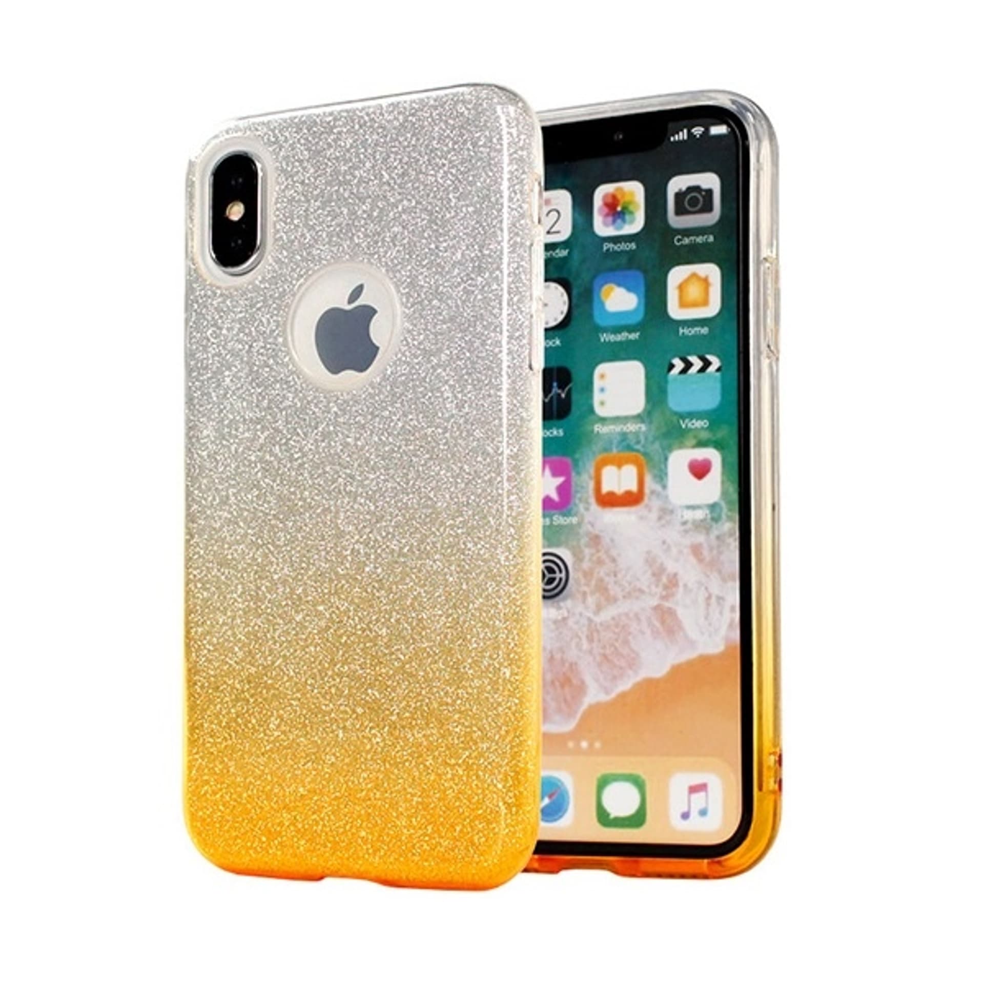 

Etui Glitter Sam S20+ G985 złoty/gold