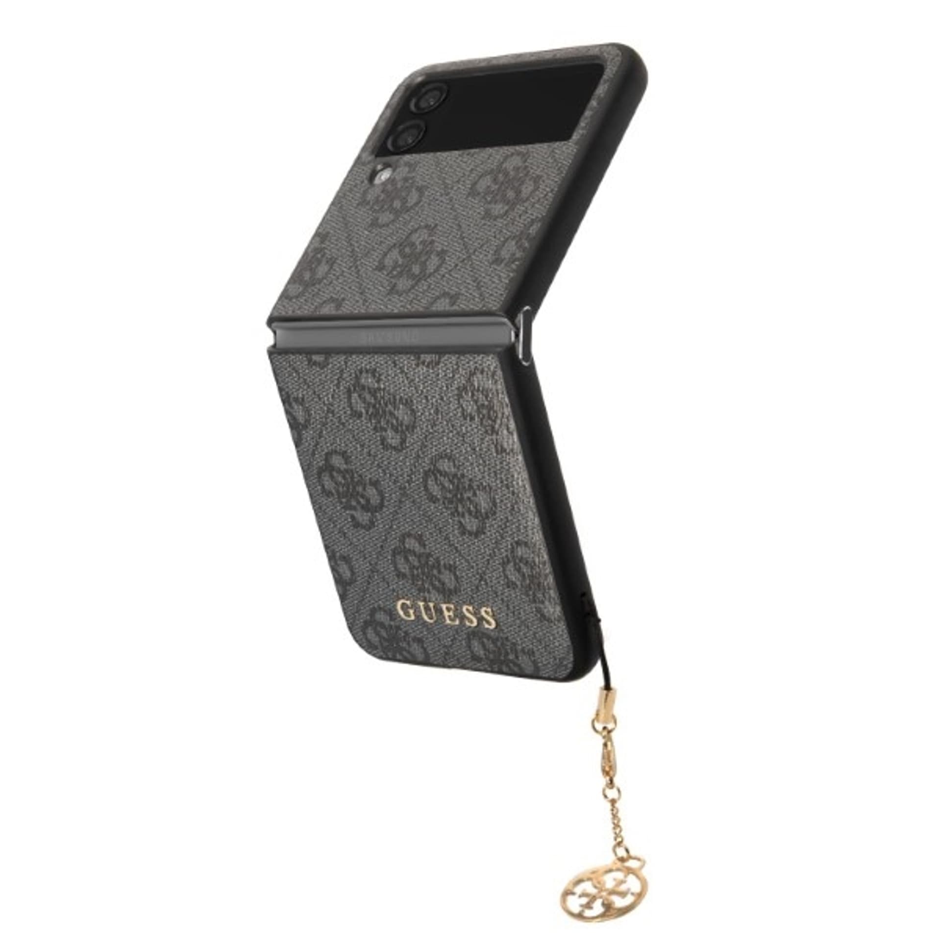 

Guess GUHCZF4GF4GGR F721 Z Flip 4 szary/grey hardcase 4G Charms Collection
