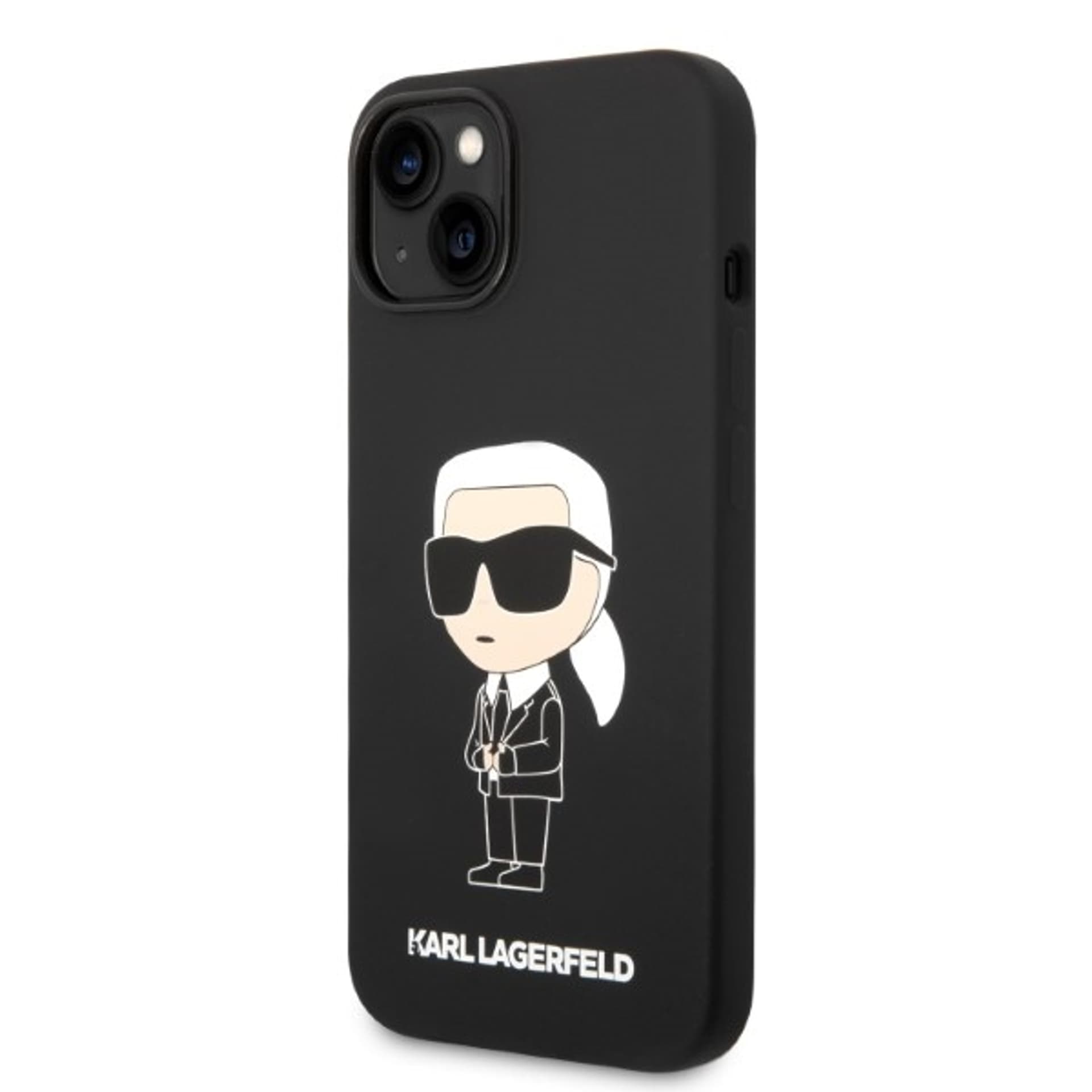 

Karl Lagerfeld KLHMP14MSNIKBCK iPhone 14 Plus 6,7" hardcase czarny/black Silicone Ikonik Magsafe