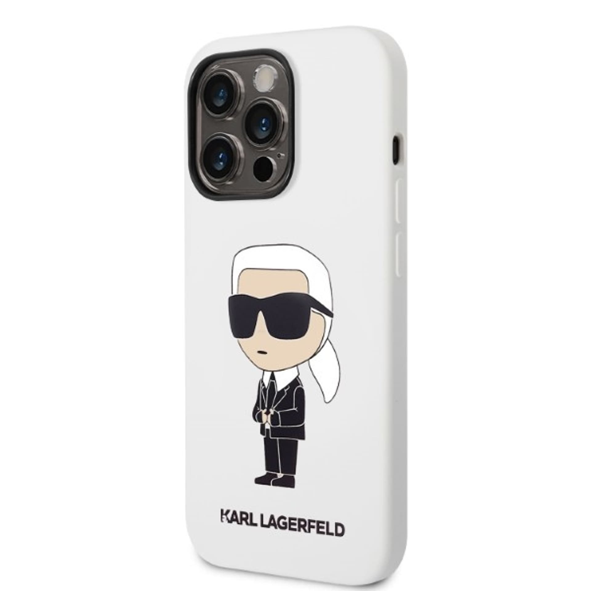 

Karl Lagerfeld KLHCP14XSNIKBCH iPhone 14 Pro Max 6,7" hardcase biały/white Silicone Ikonik