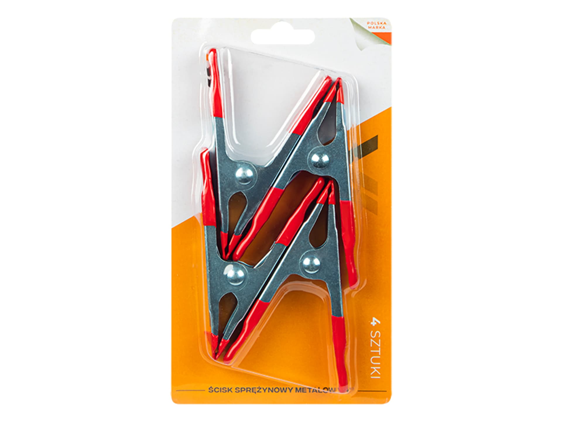 

53-210# Ścisk sprężynowy metalowy 4" 4sztuki