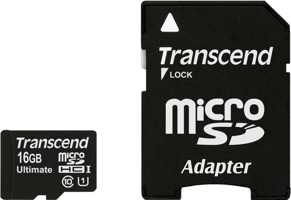 

Karta pamięci TRANSCEND microSDHC 16 GB Adapter SD/SDHC