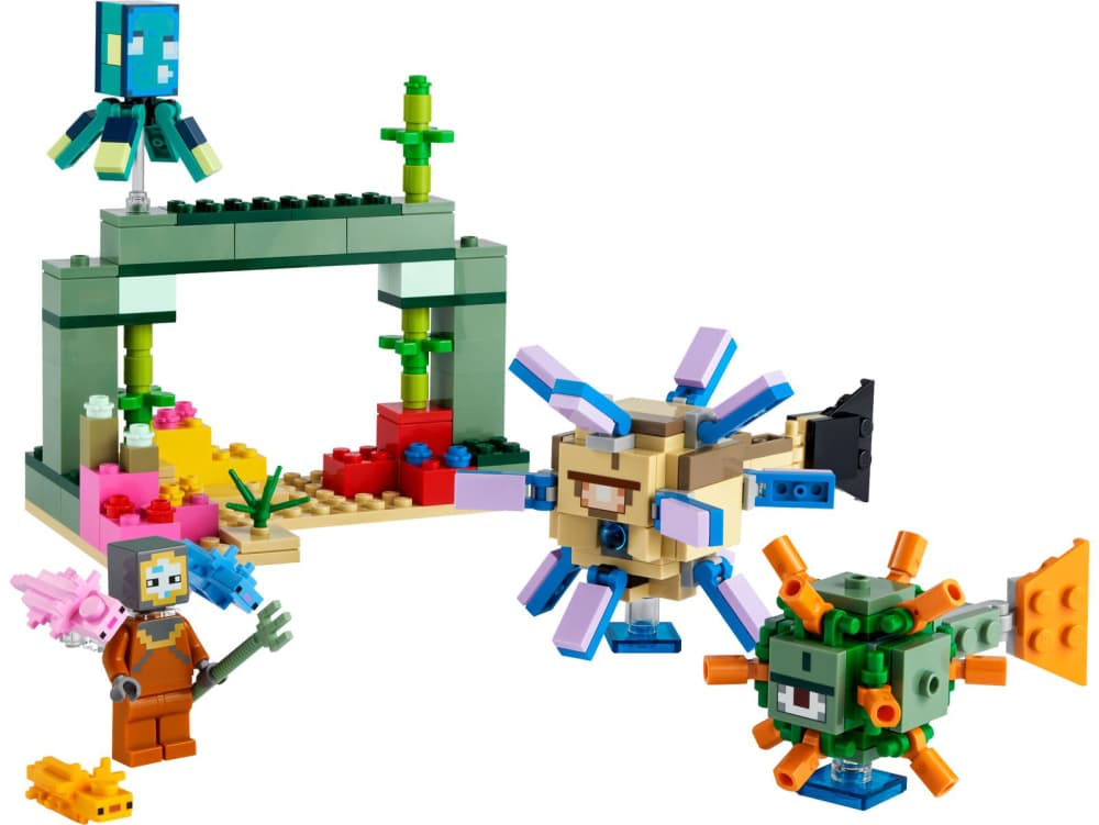 

LEGO Minecraft Walka ze strażnikami Walka ze strażnikami 21180