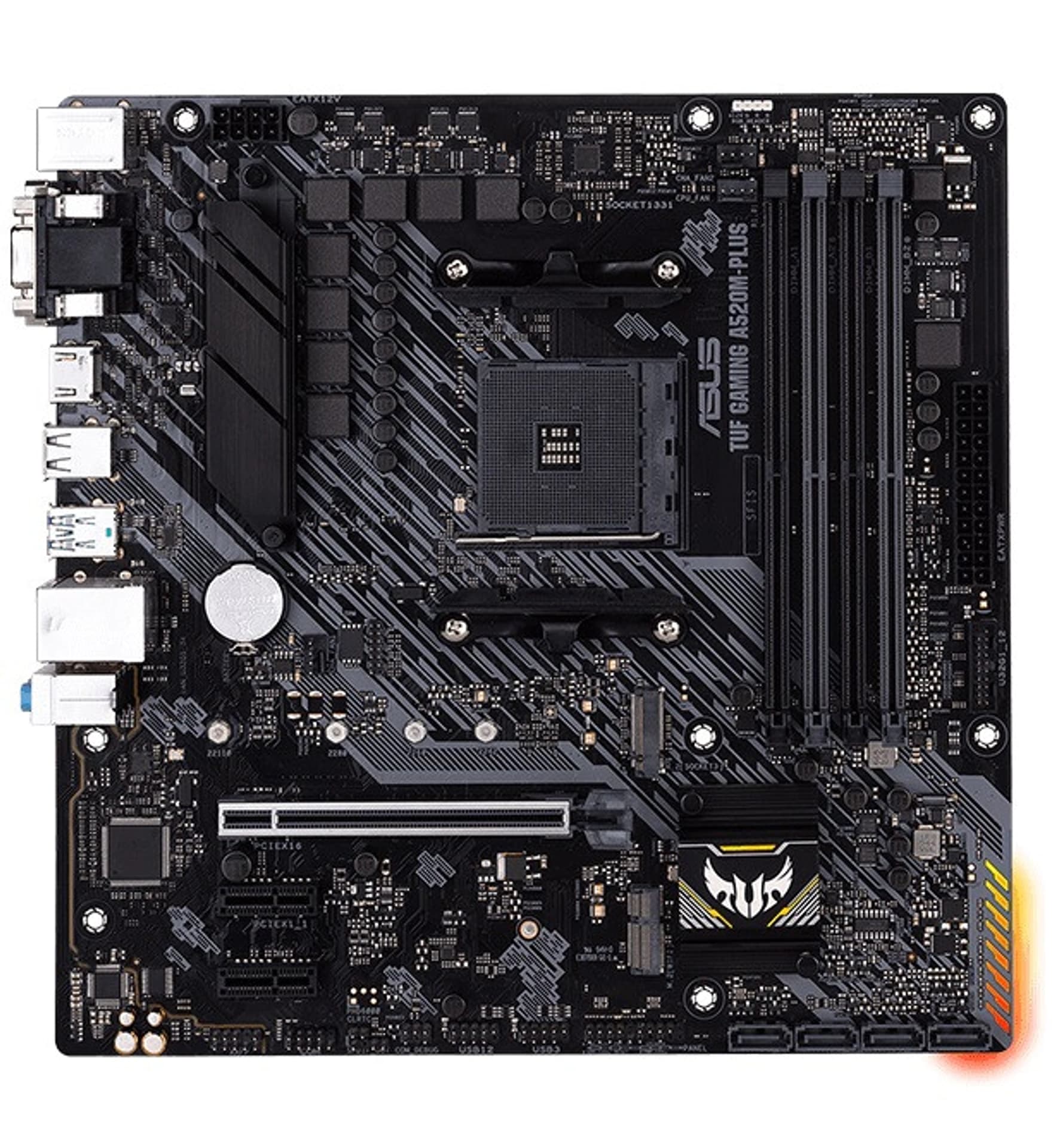 

Płyta główna ASUS TUF GAMING A520M-PLUS Socket AM4 mATX