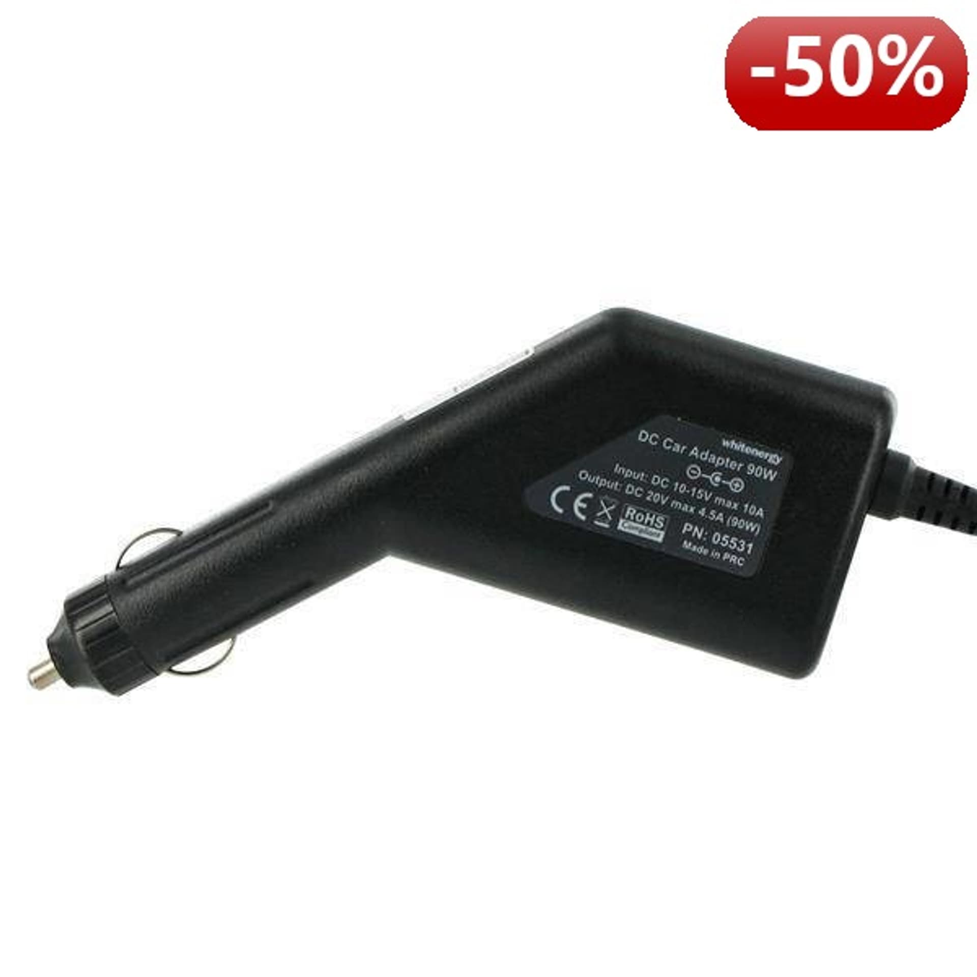 

Whitenergy Zasilacz DC Ładowarka samochodowa do laptopa 15V 3A 45W 6.3x3.0 mm