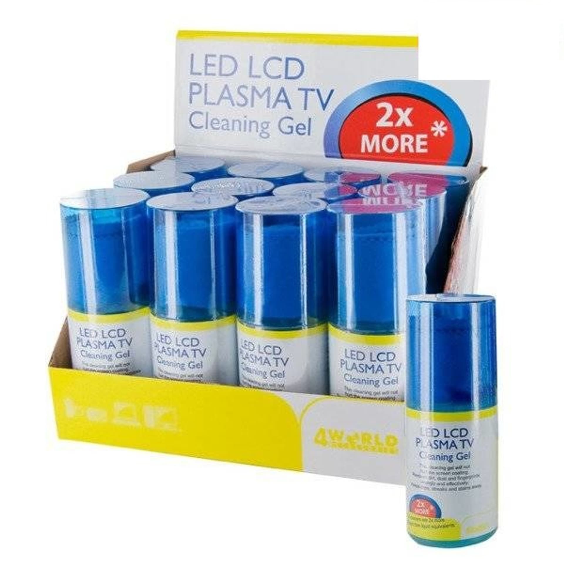 

4World Zestaw czyszczący LED/LCD/PLAZMA TV |200ml | żel | szmatka