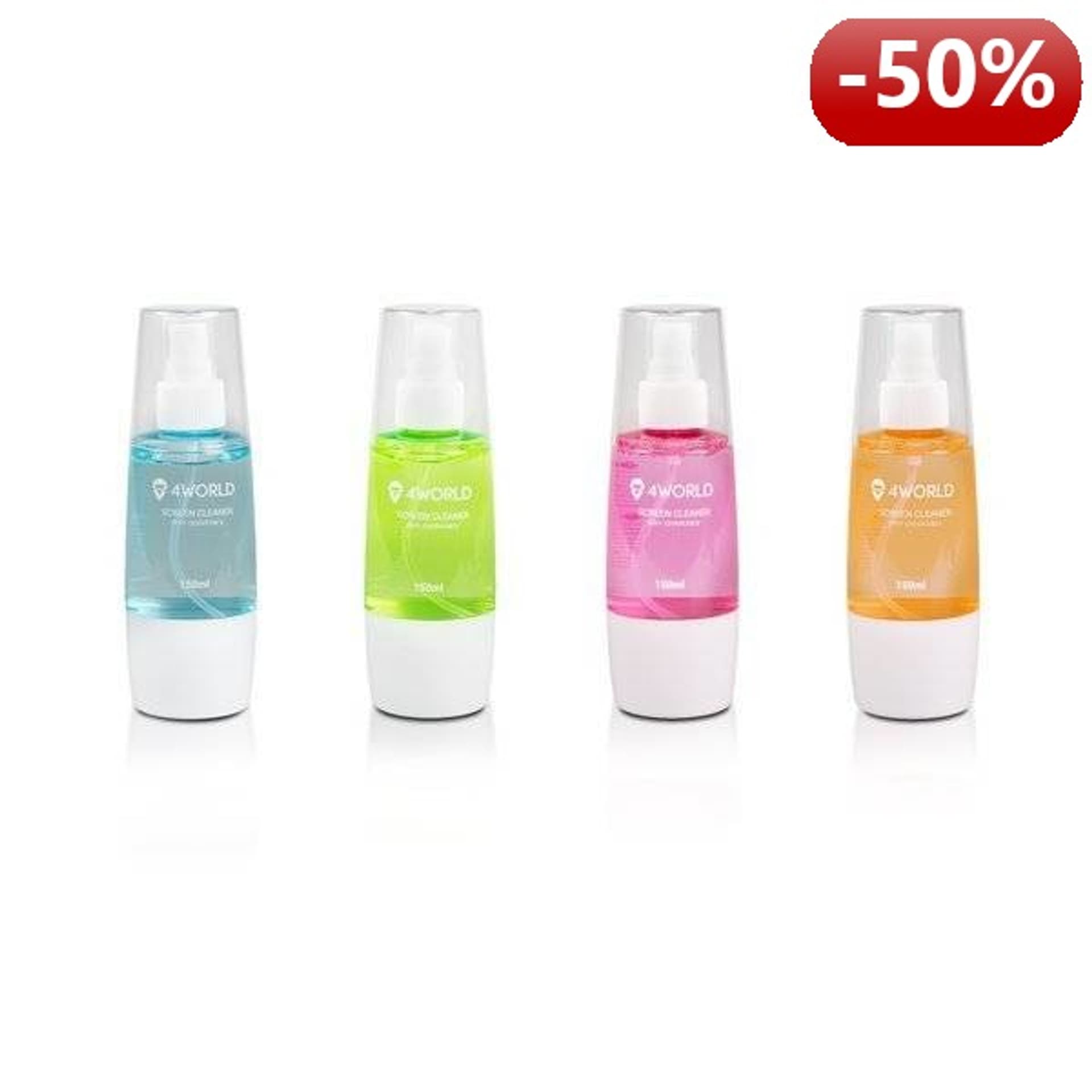 

4World Zestaw czyszczący 150ml, ściereczka 20x 20cm, pomarańczowy