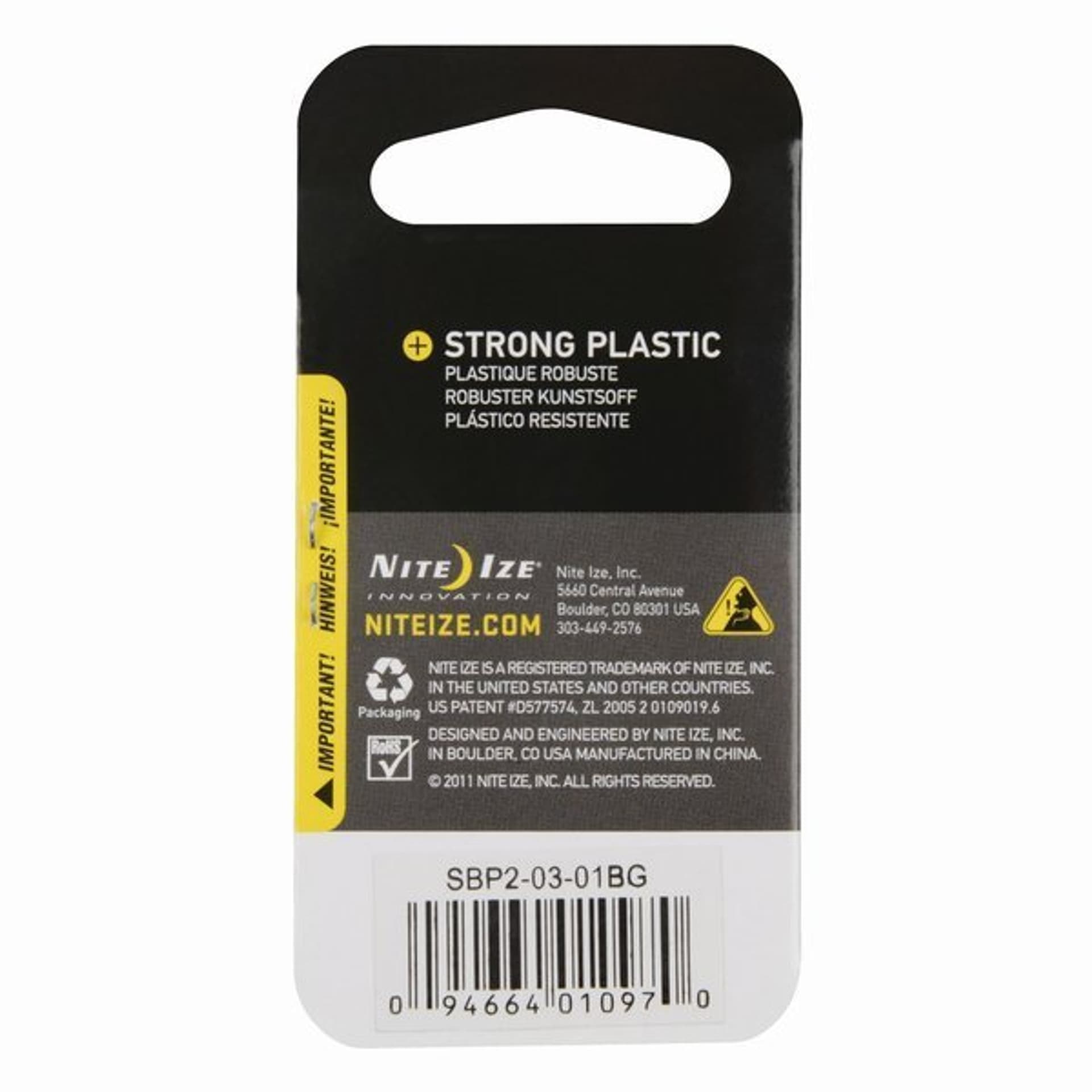 

Nite Ize Karabińczyk S-Biner Dual #2 plastik czarny