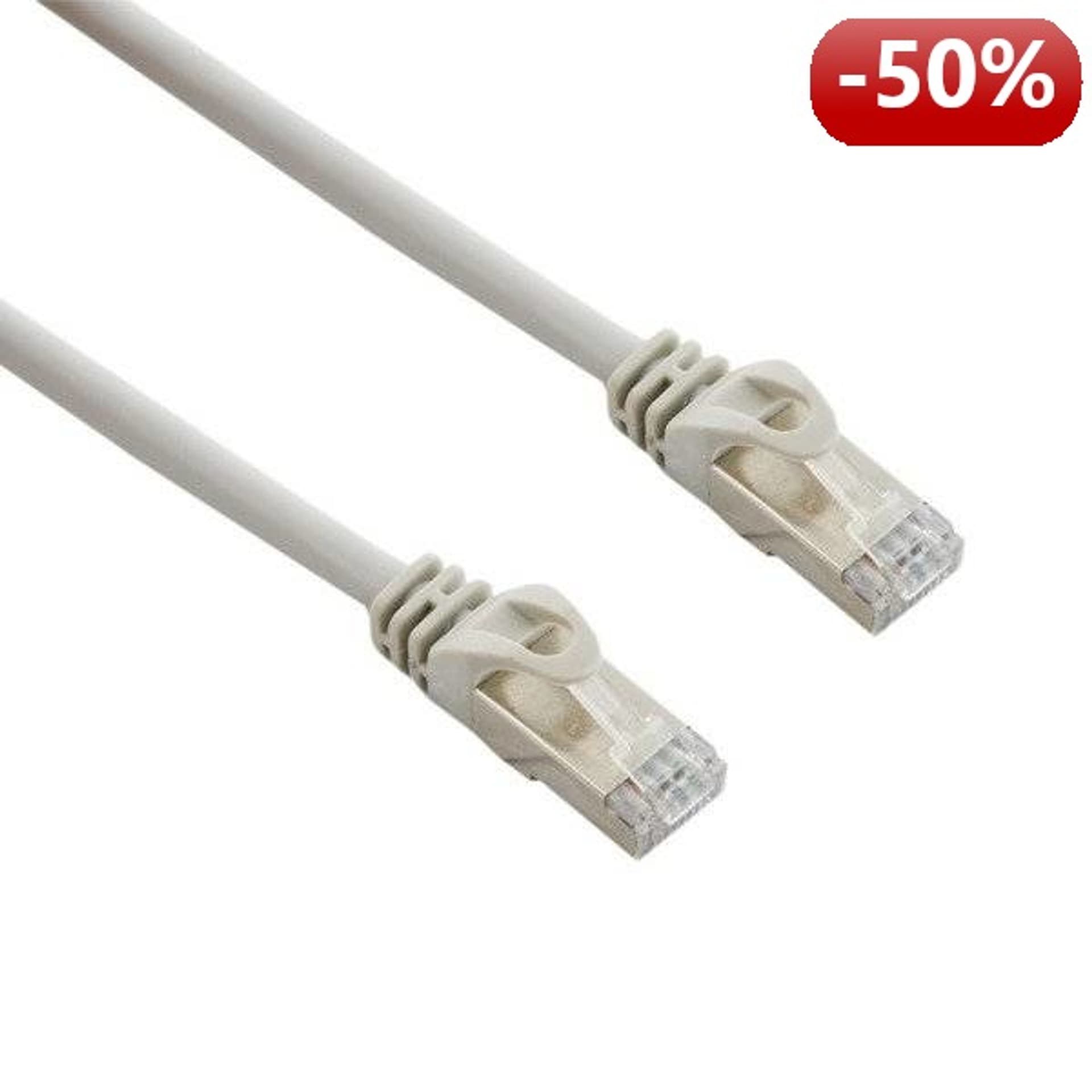 

4World Kabel patch cord RJ45, kat. 6, FTP, 7,5m|szary