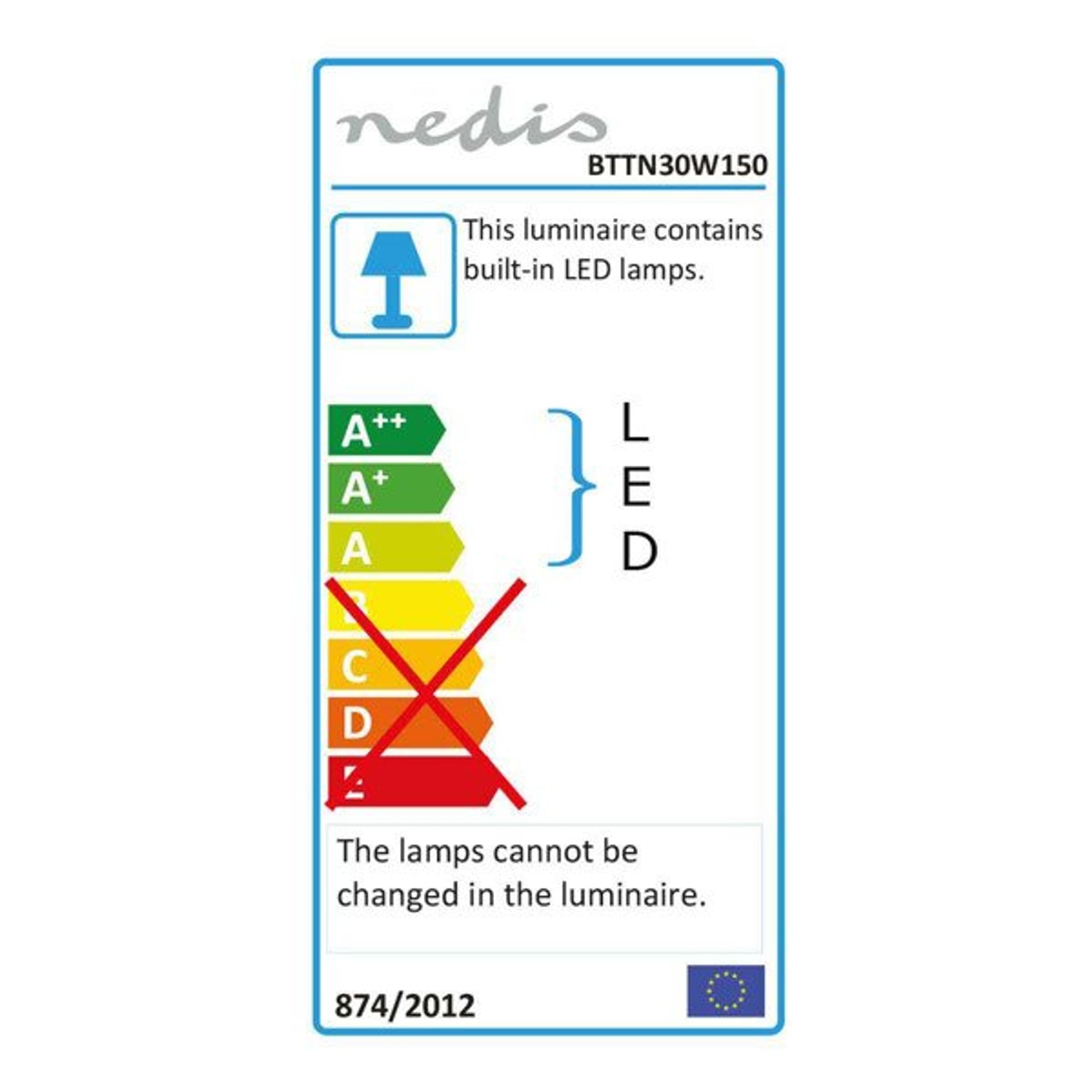 

Nedis LED Listwa | 30 W | 2700 lm | IP65 | 150 cm