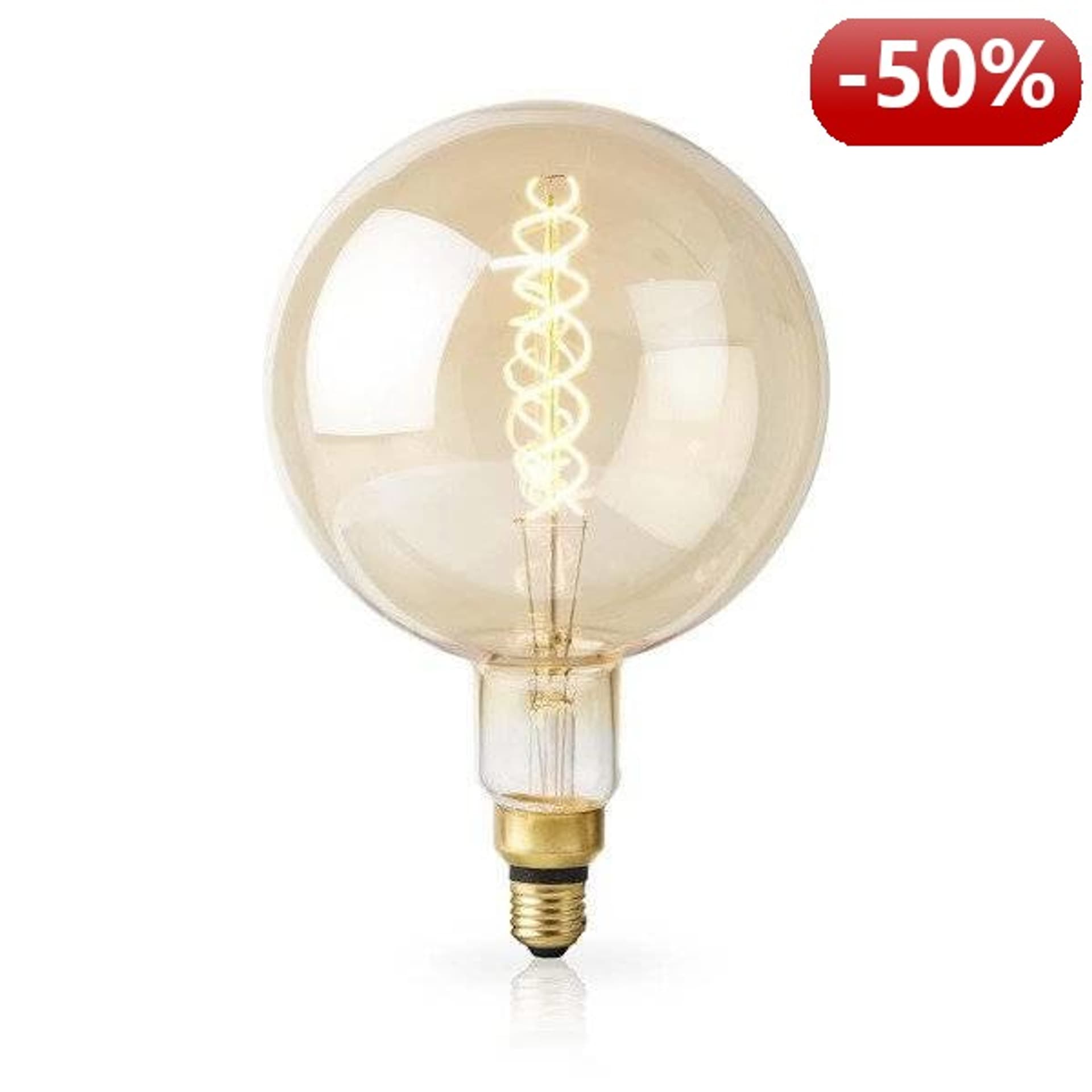 

Nedis LED Retro Żarówka z żarnikiem E27 5 W 280 lm 2000 K