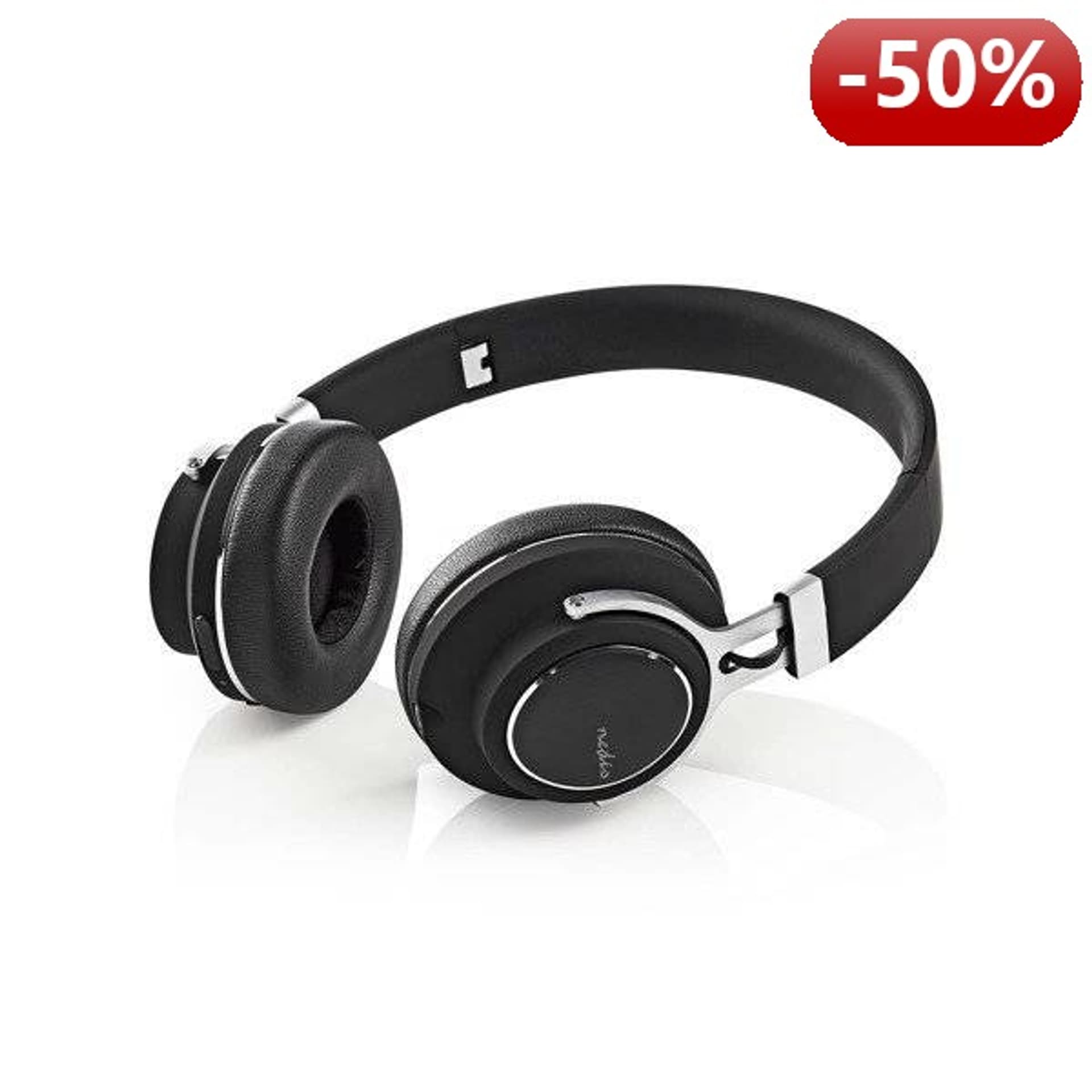 

Nedis Słuchawki bezprzewodowe Headphones | Bluetooth® | Nauszne | Futerał podróżny | czarne